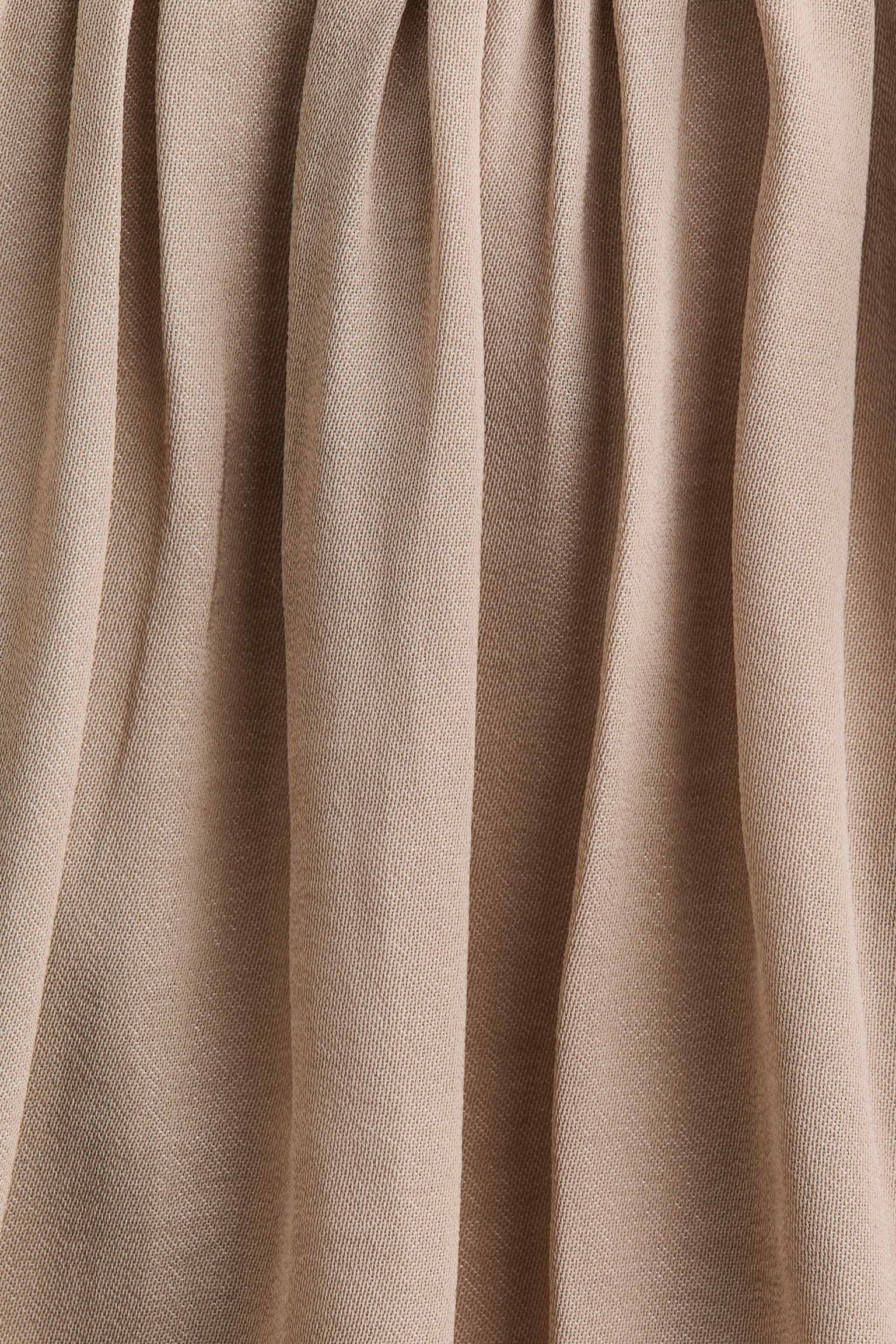 חולצה עם שרוולי בלון - בז'/חום כהה - 4