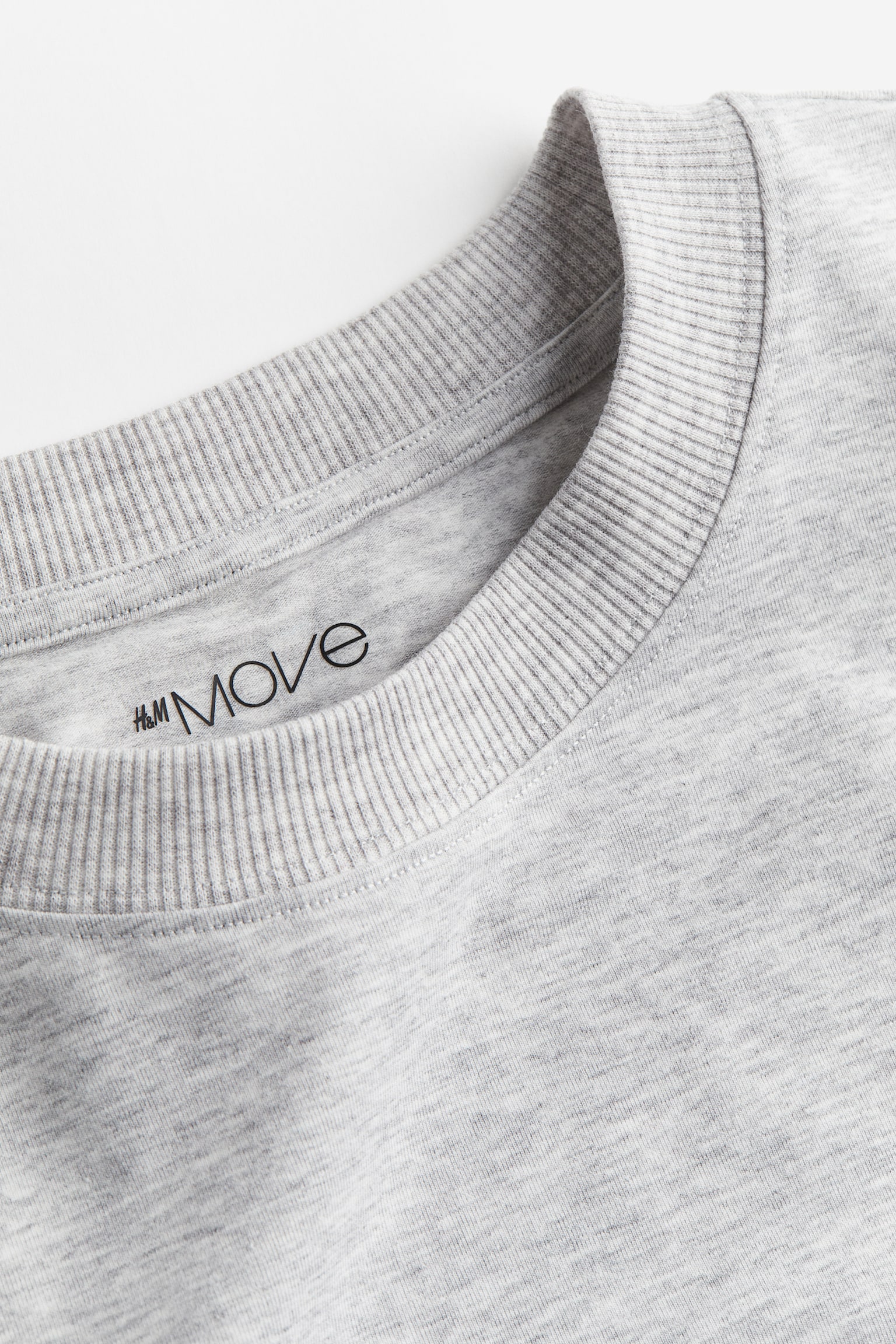 Activewear Tank In DryMove™ - Light grey marle/Black/Pale yellow - 6