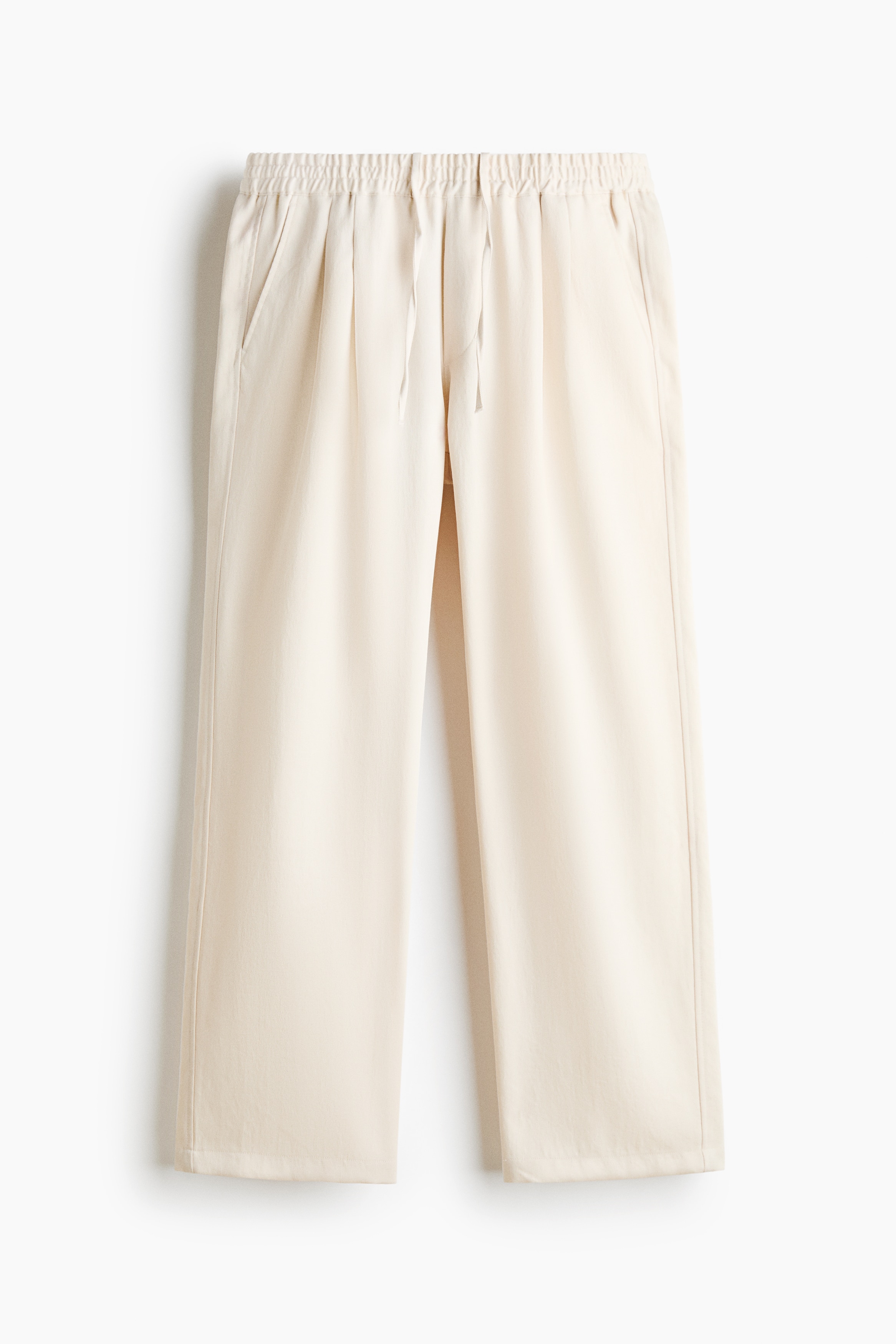 Relaxed Fit Twill trousers - Light beige/Brown/Black
