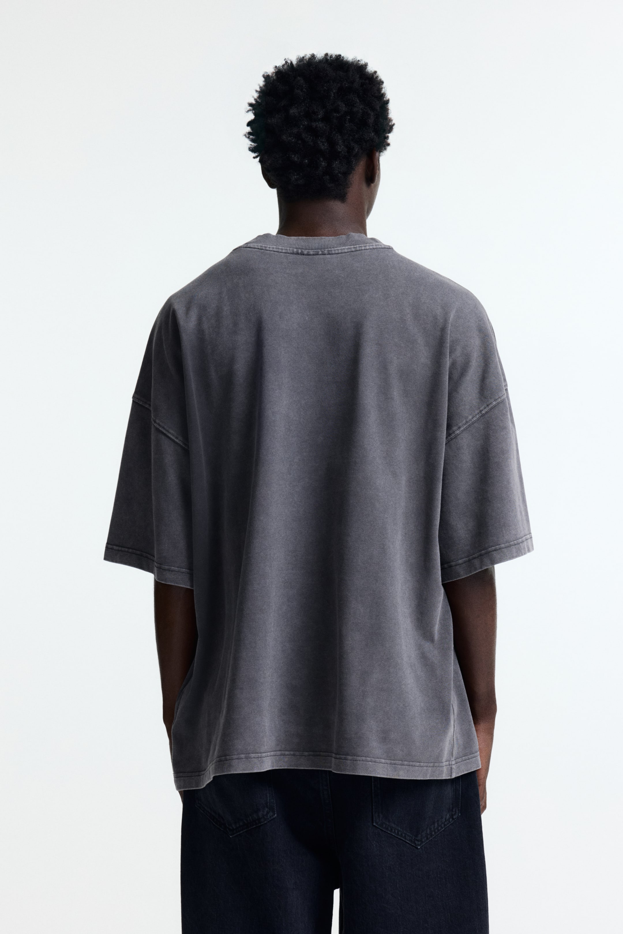 Agrandir l'image: Oversized Fit T-shirt - Gris foncé - HOMME | H&M CH 5