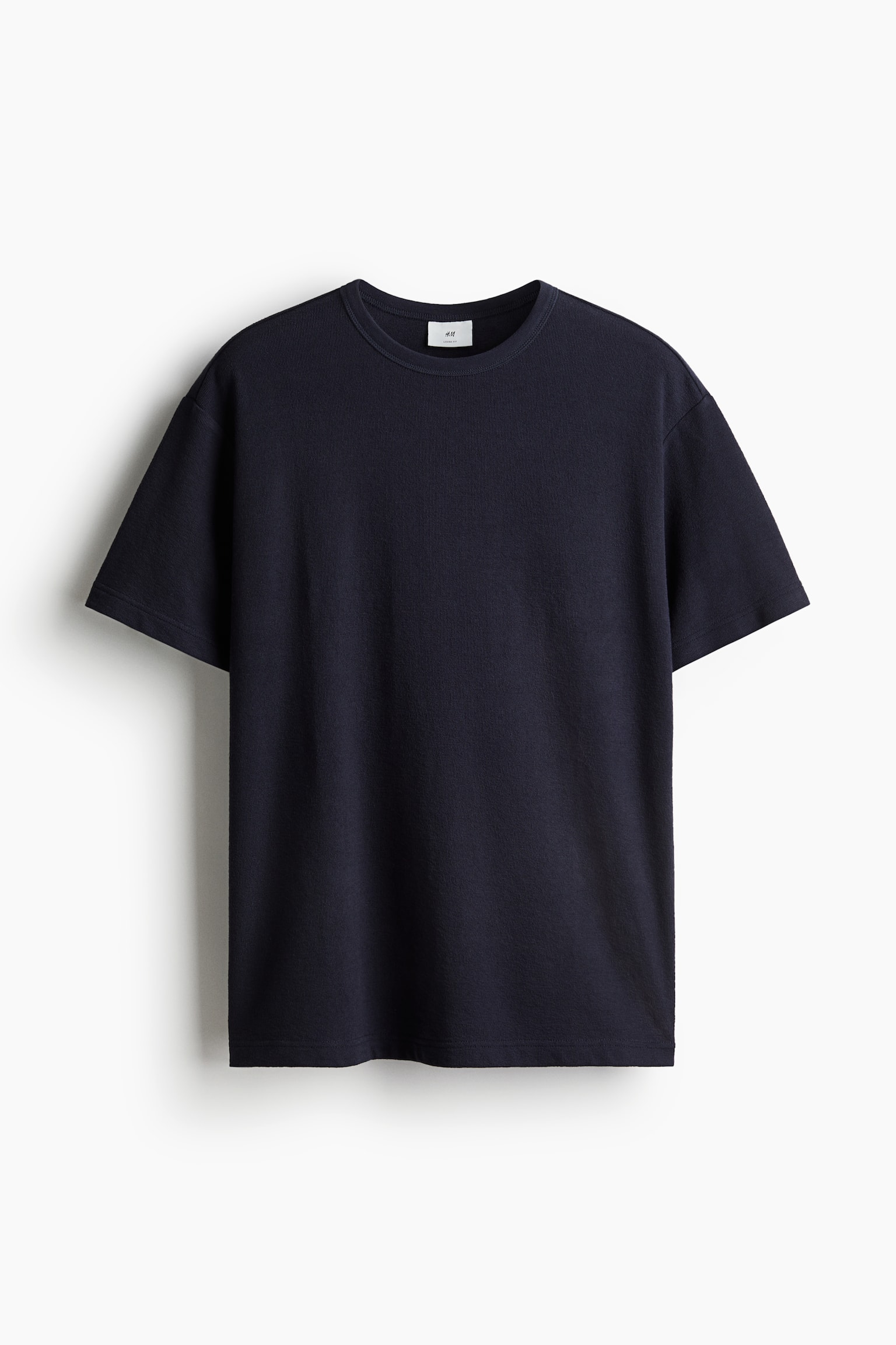 Loose Fit T-shirt - Navy blue/White - 2