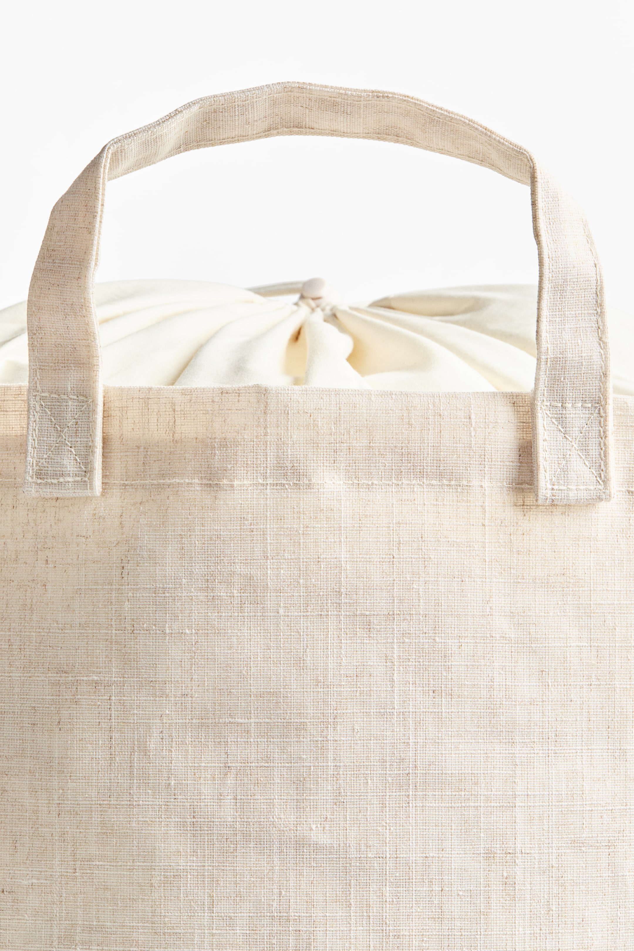 Linen-Blend Laundry Bag