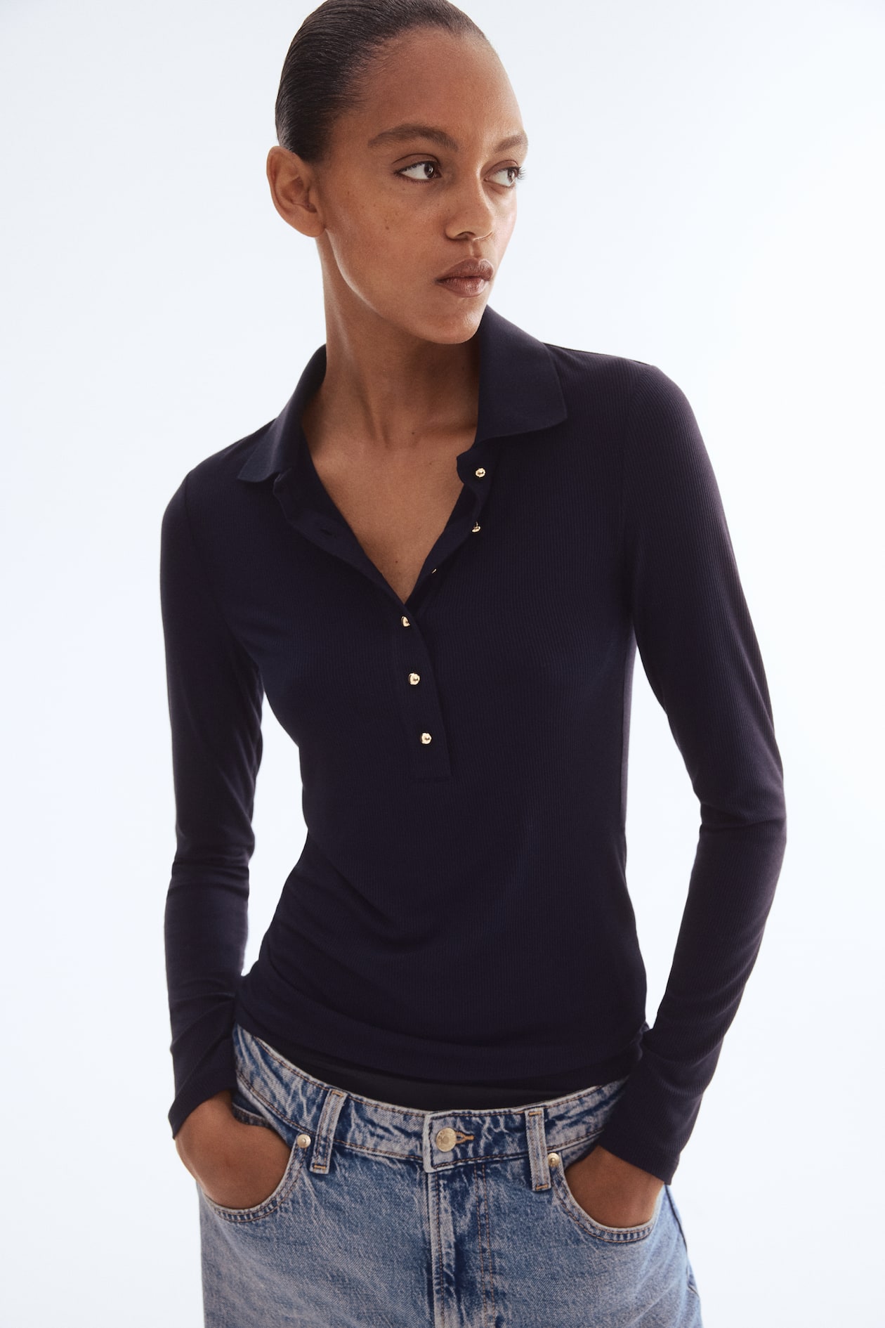 Wunderbar Poloshirt Blau Damen Bilder