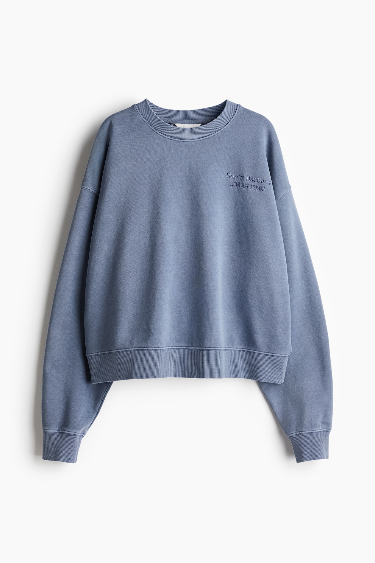 Sweatshirt with Text Motif