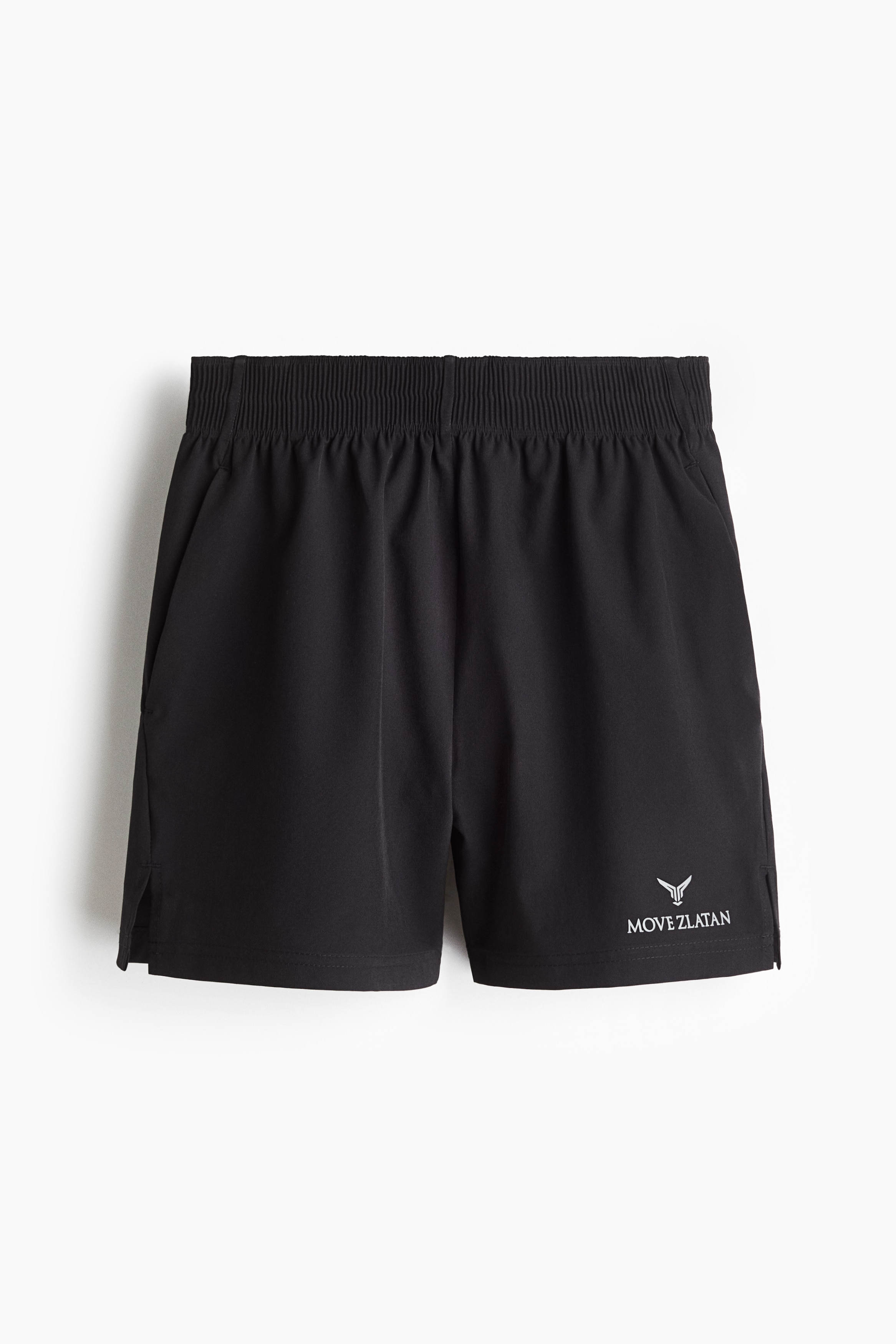 Orta Uzunlukta Spor Şortu DryMove™ - Siyah