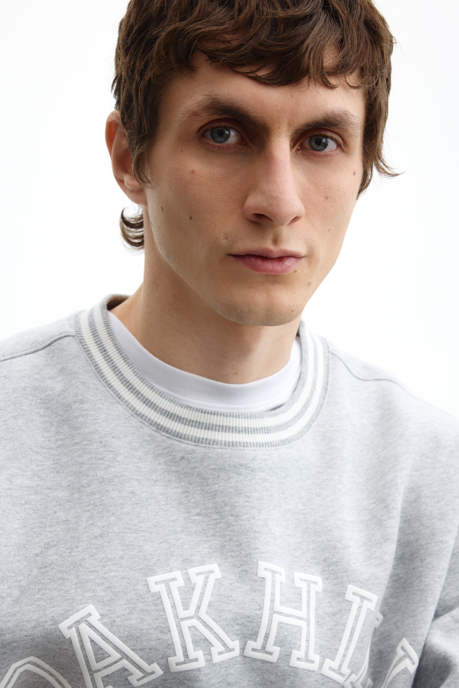 Loose Fit Printed sweatshirt - Grey marl/Oakhill/Dark green/Team Meadows - 3