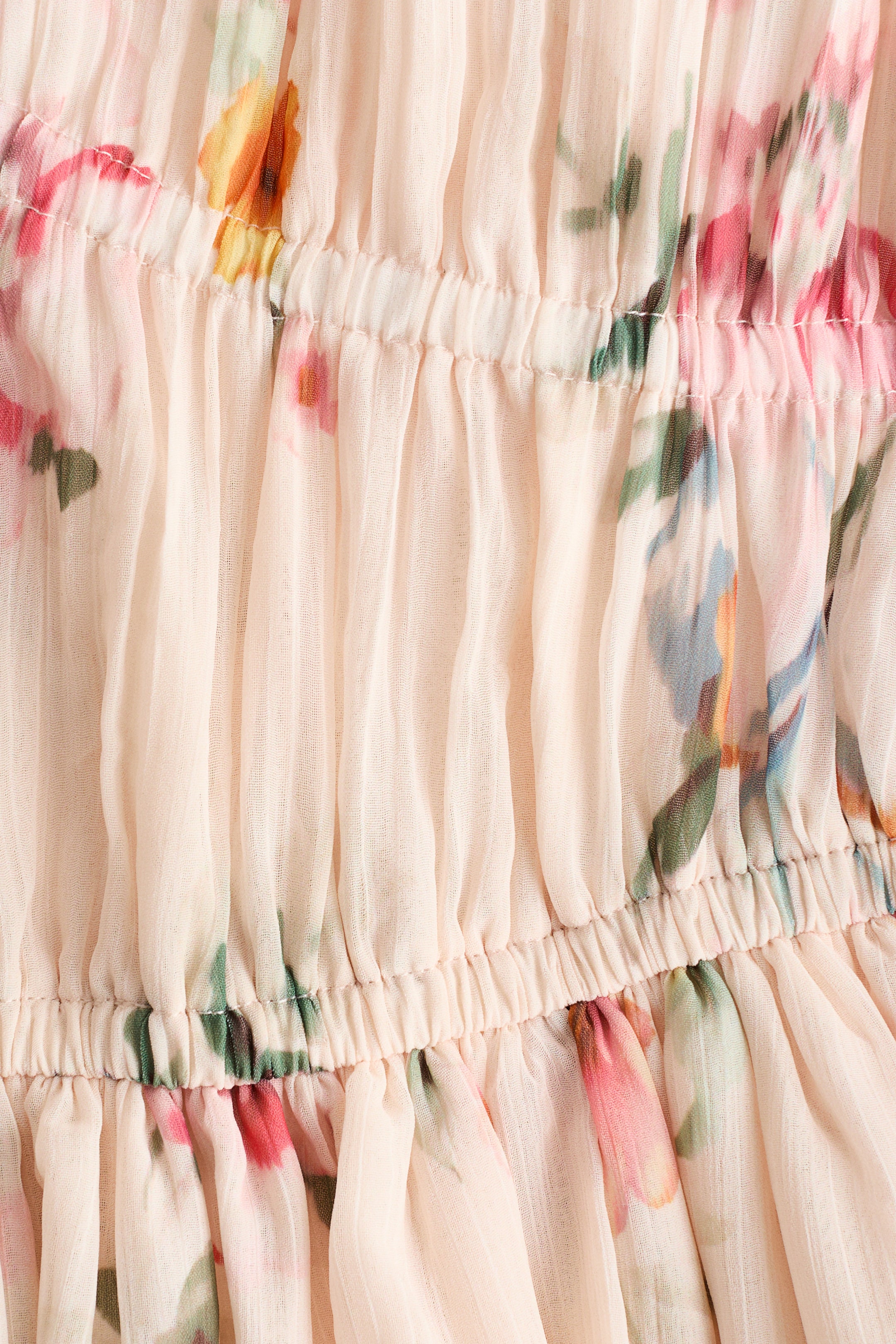 Robe froncée à mancherons
