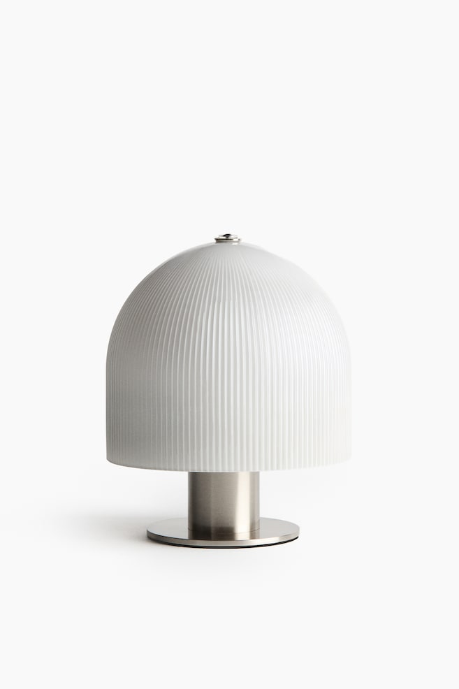 Lámpara de mesa recargable - Blanco/Plateado/Topo/Plateado - 1