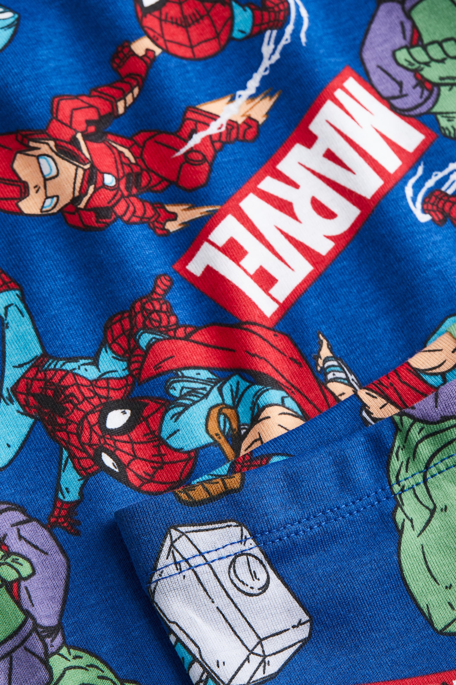 Cotton pyjamas - Bright blue/Marvel Comics/White/SpongeBob SquarePants/White/Pokémon/Natural white/Paw Patrol - 2