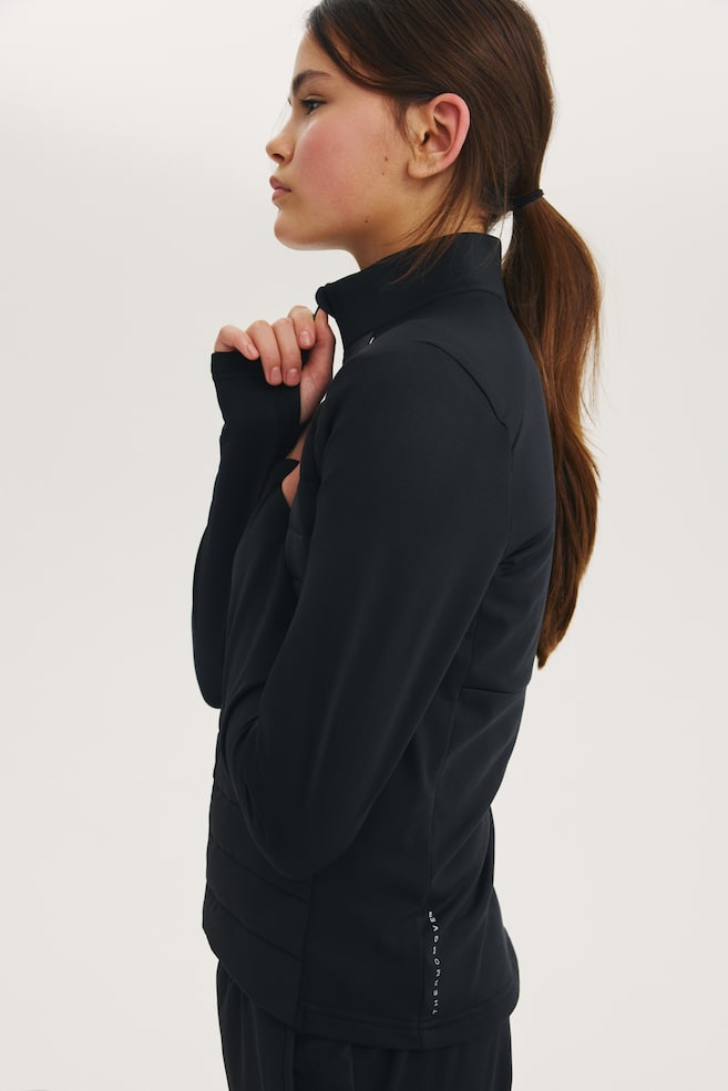 Warming football jacket with ThermoMove™-Black - 4