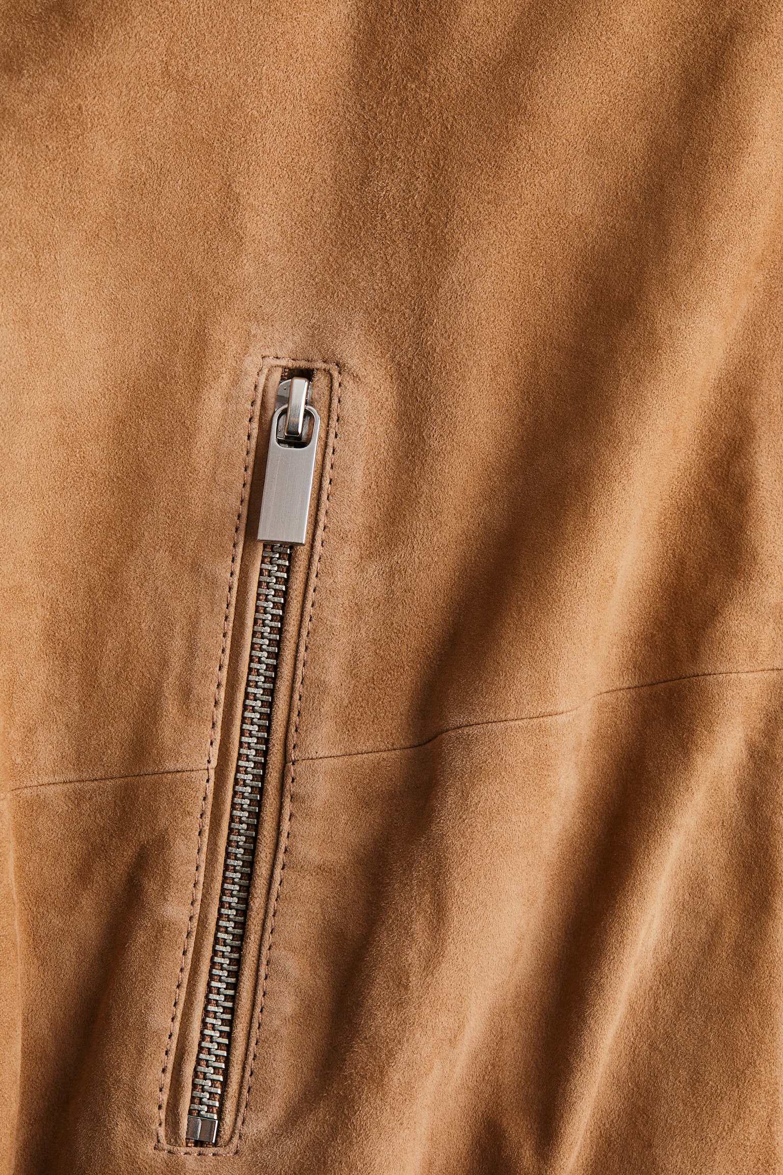 Suede jacket - Dark beige - 3