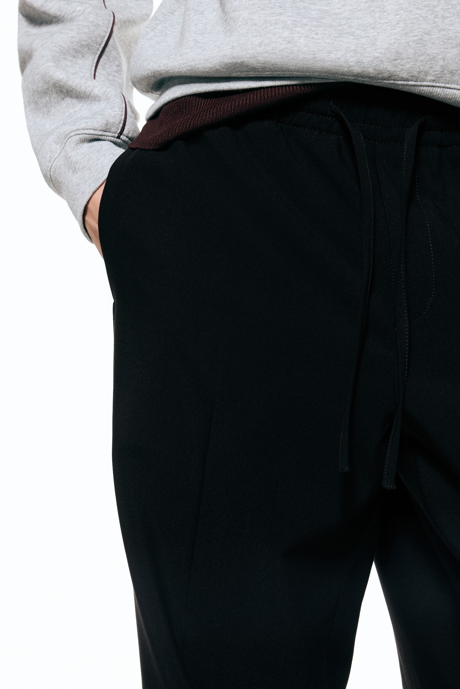 Quần dài Relaxed Fit - Màu đen/Màu be đốm/Màu xám đậm - 6