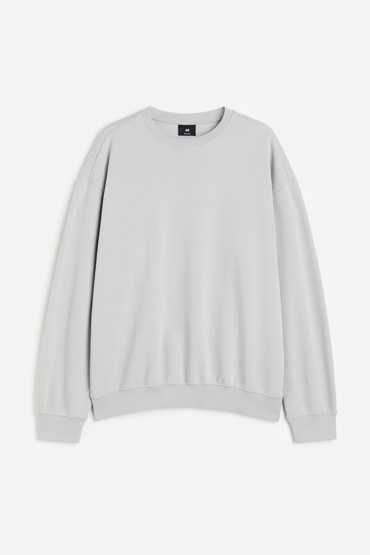 Loose Fit Sweatshirt Light grey Men H&M IN