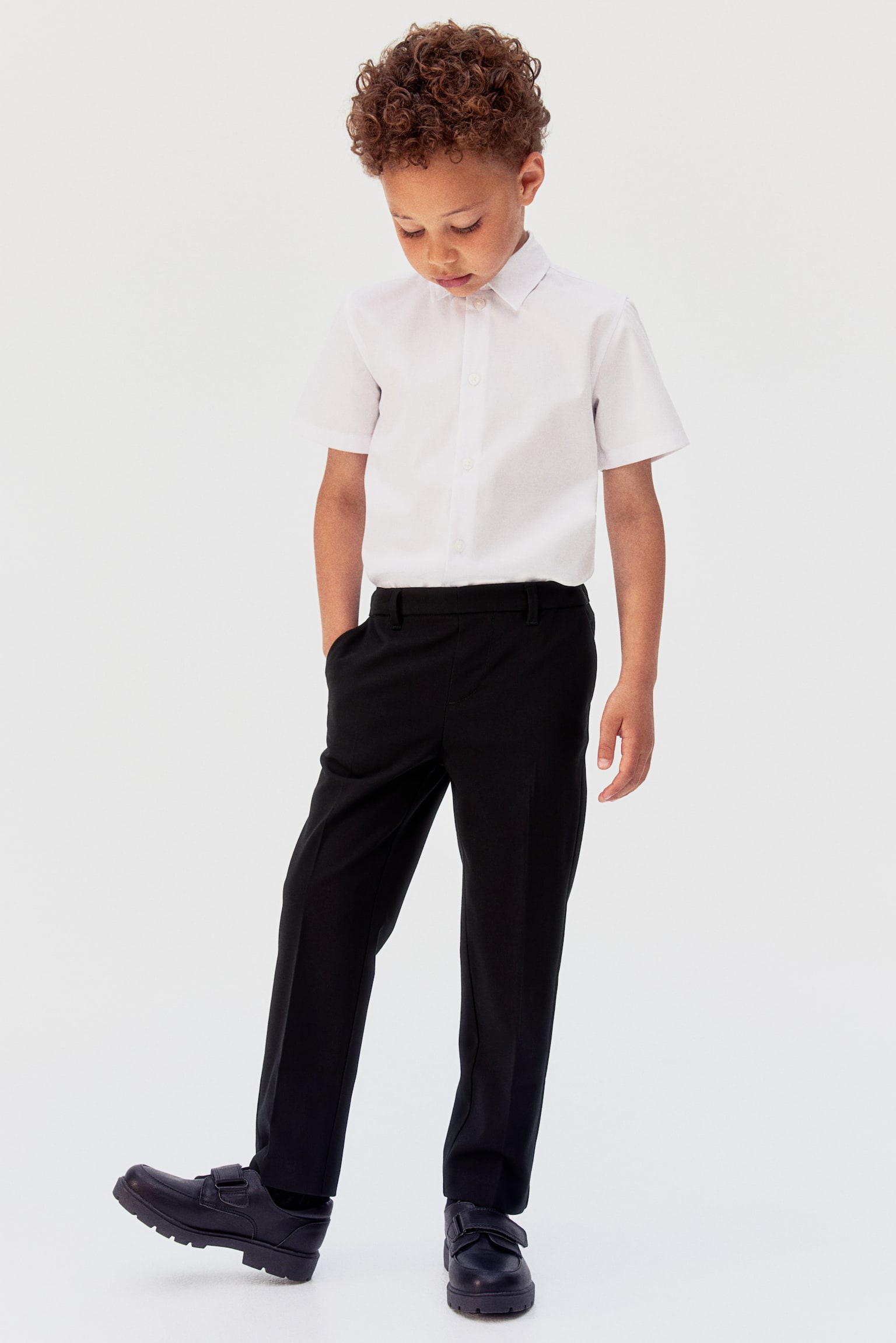 Straight Leg school trousers - Black/Navy blue/Dark grey - 1