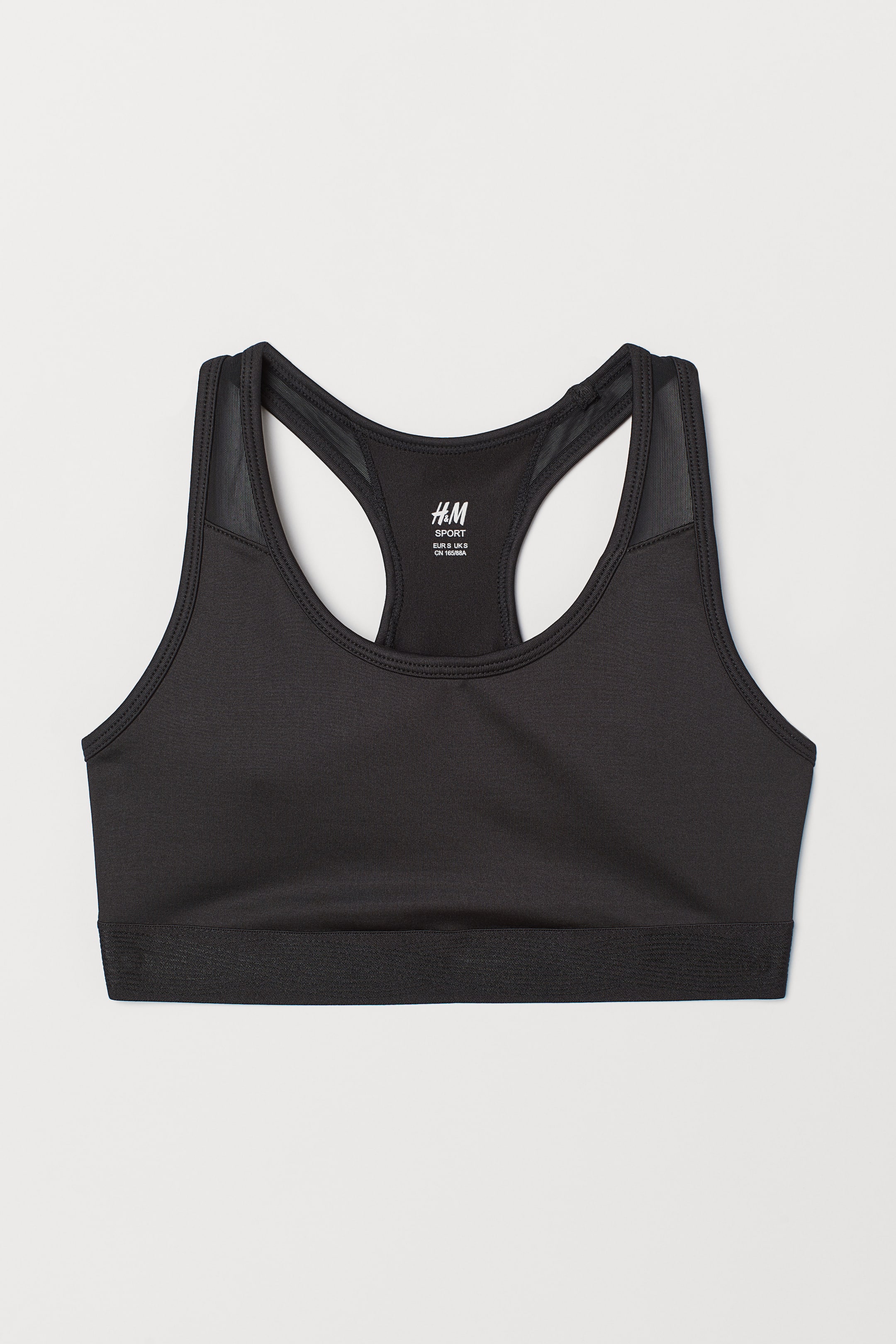 Sports bra Medium support - Black - Ladies | H&M GB