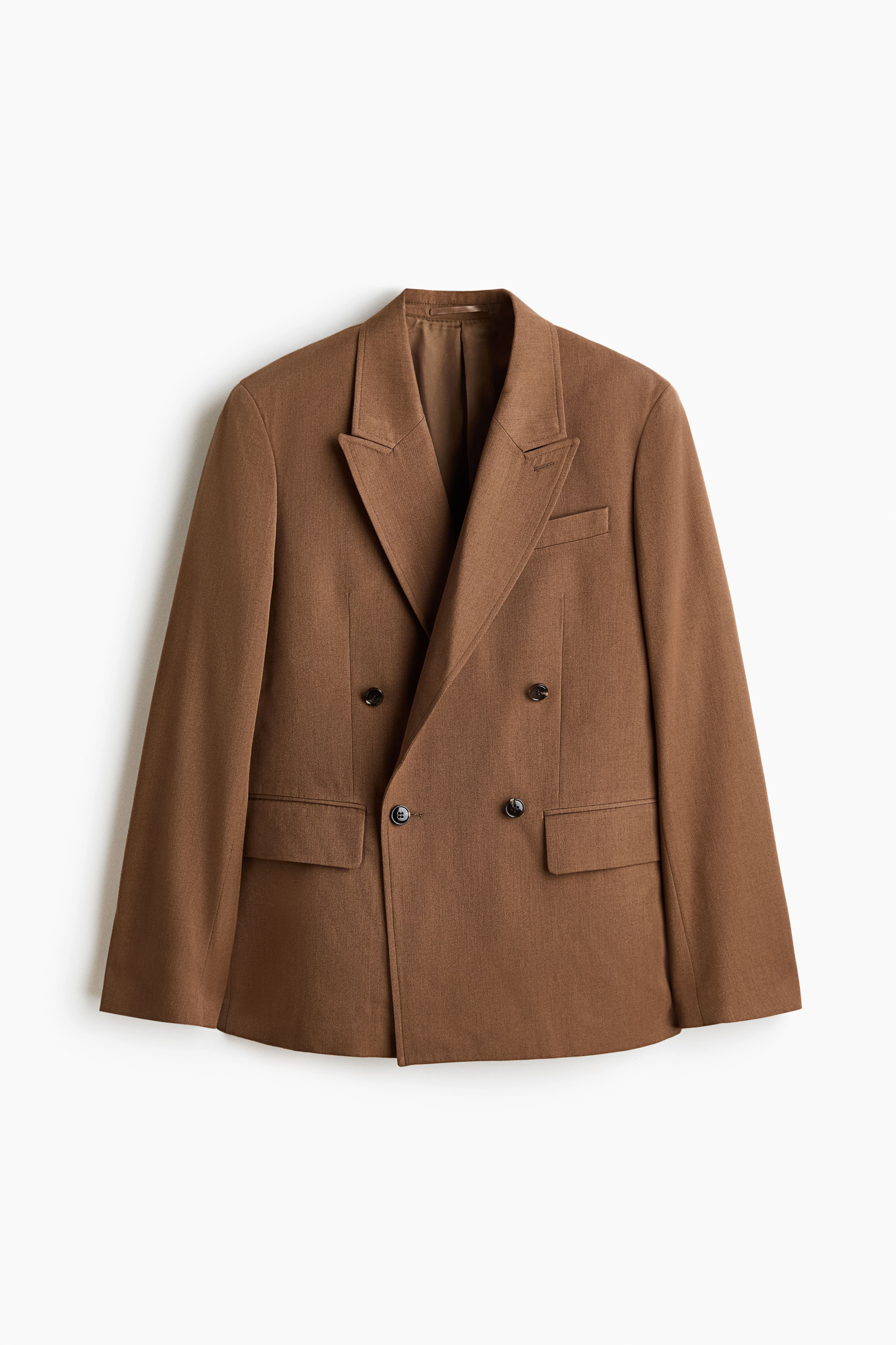 Regular-Fit Double-Breasted Jacket