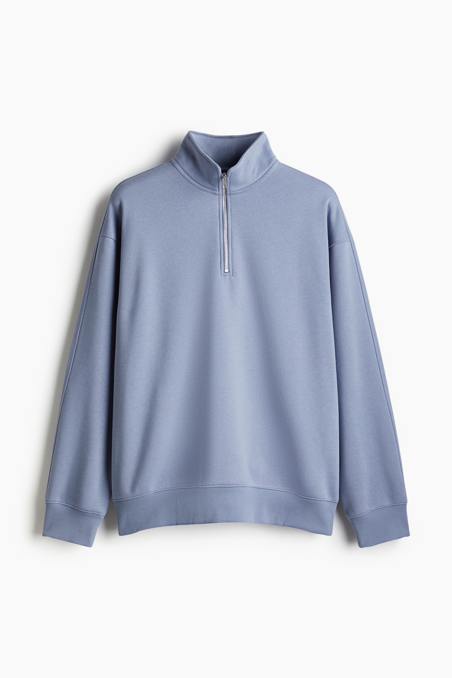 THERMOLITE® Loose Fit Zip-top sweatshirt - Light blue/Black/Light beige - 2