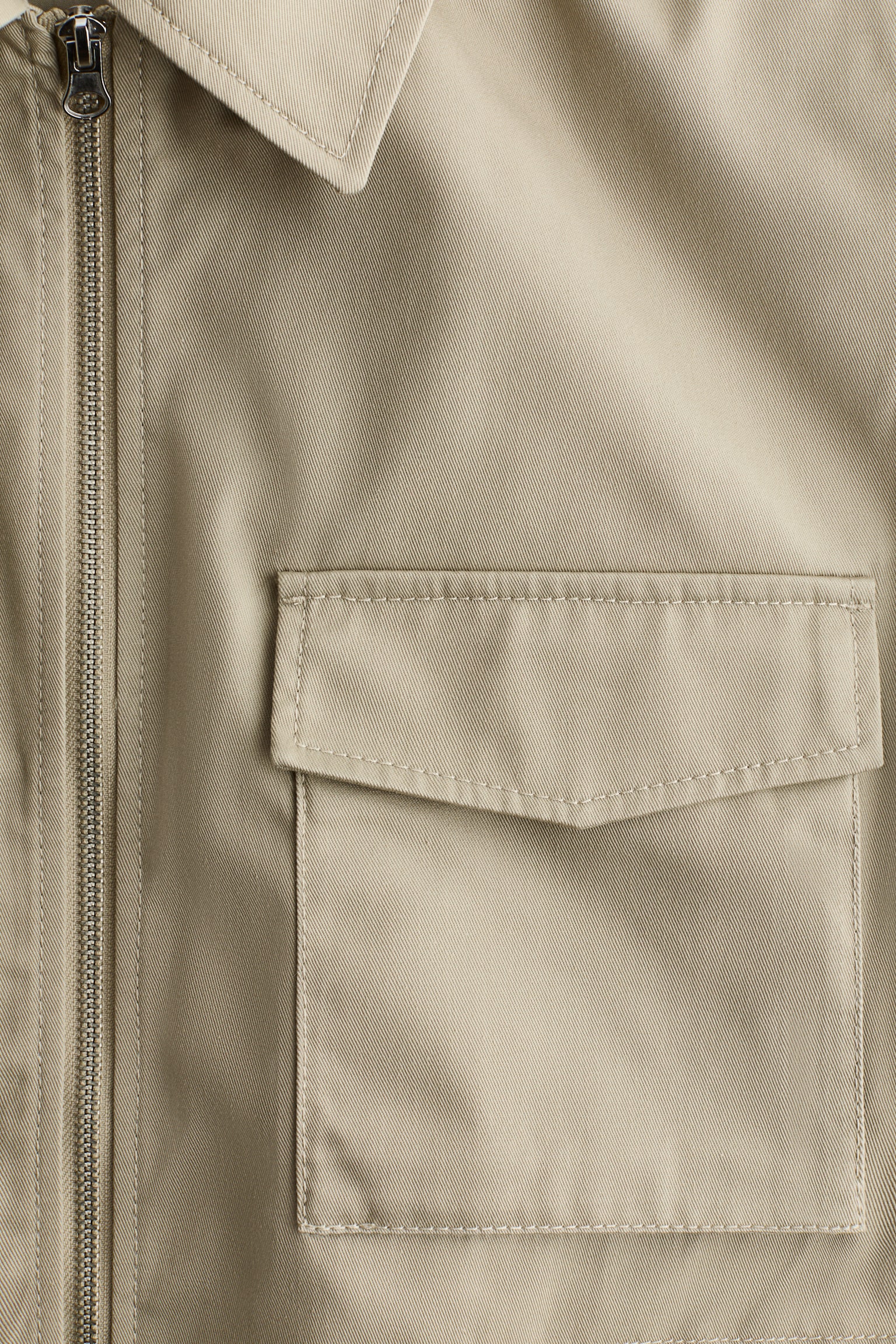 Veste cargo sans manches - Beige - 4