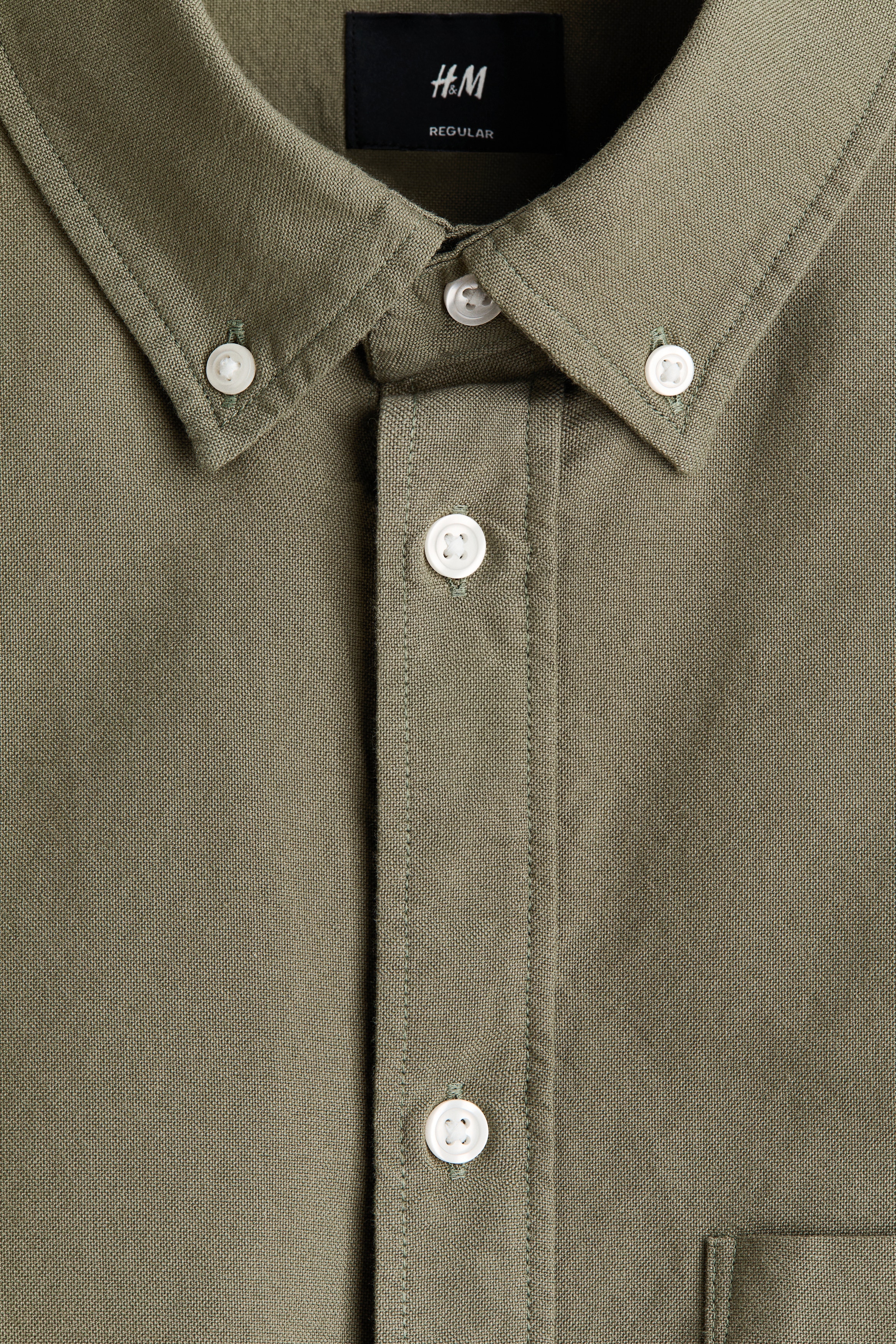 Men's Green Shirts | Striped, Linen, Flannel & Dress | H&M US