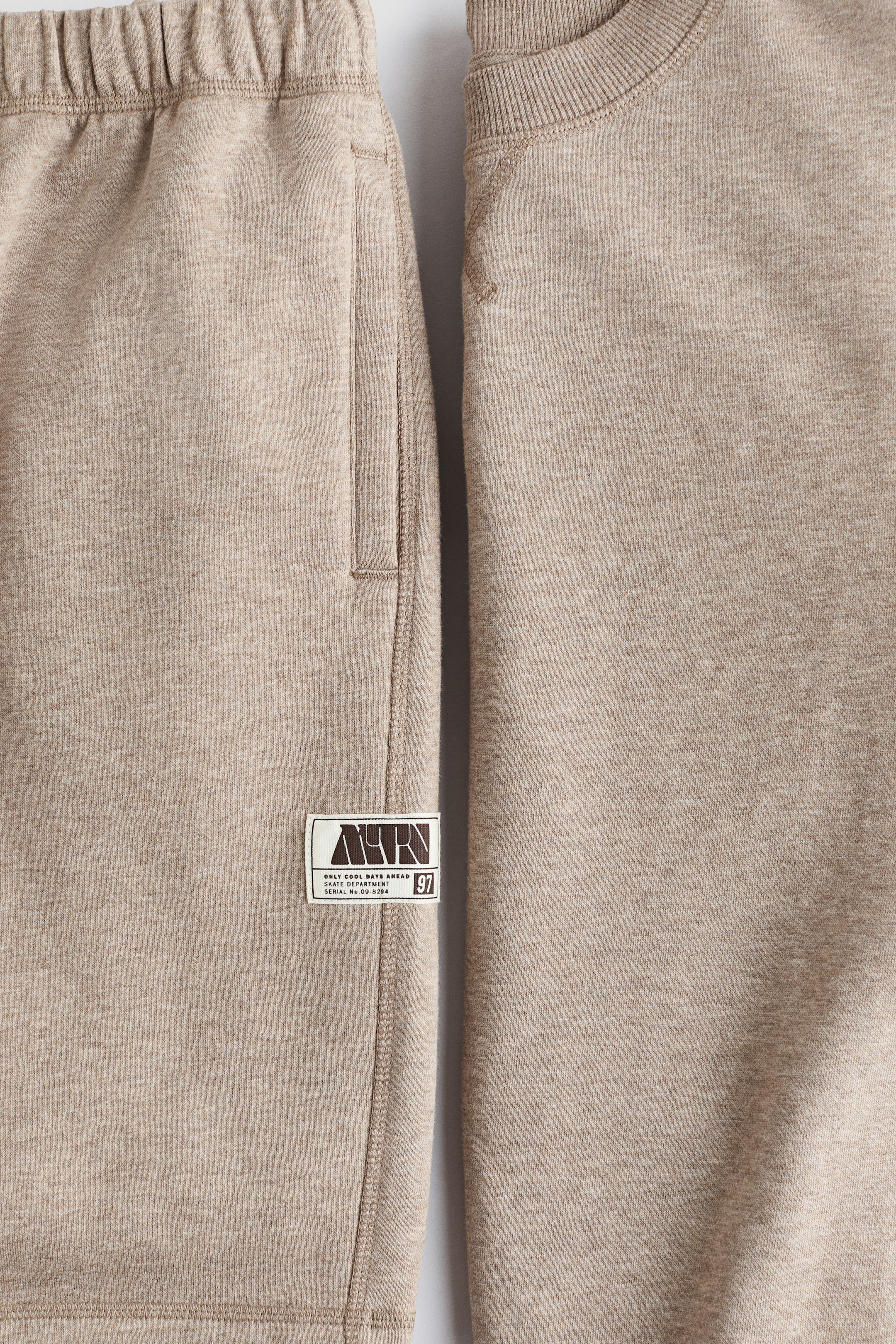 2-Piece Sweatshirt and Sweatshorts Set