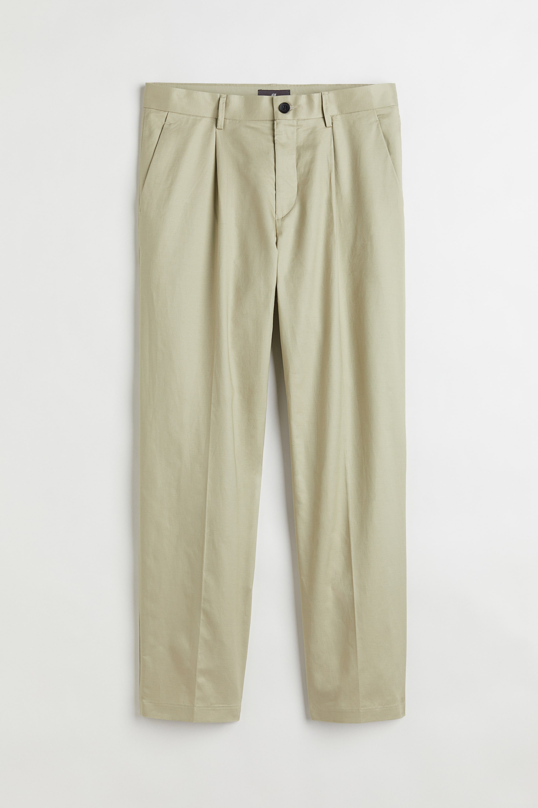 Relaxed Fit Linen-blend Pants