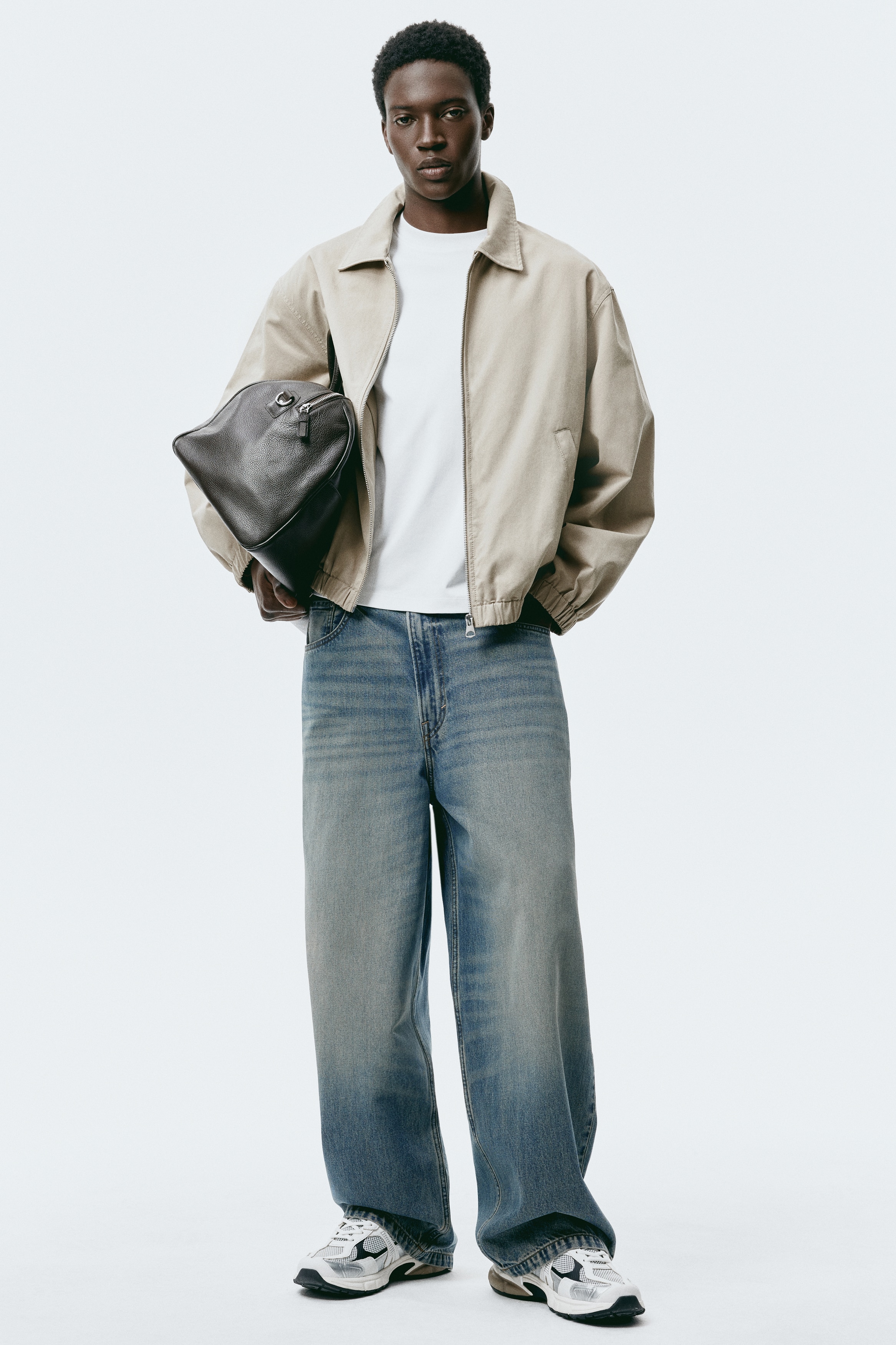 スーパーバギーデニム - デニムブルー - Men | H&M JP