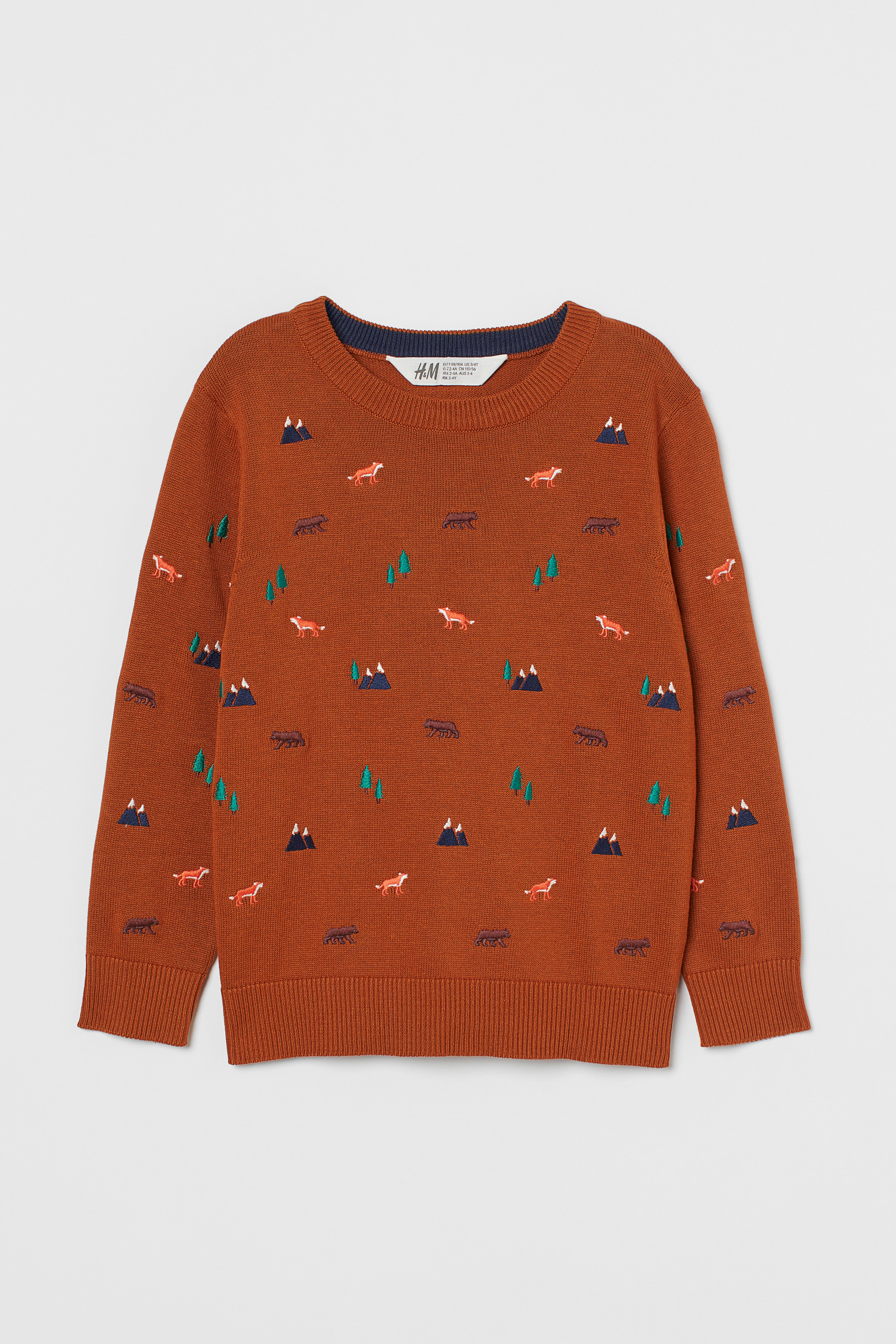 H&m orange sweater best sale