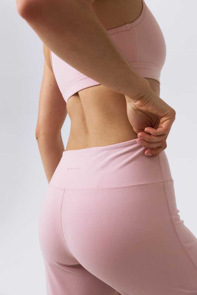 Wide-Leg Sports Leggings with SoftMove™-Blush pink - 5