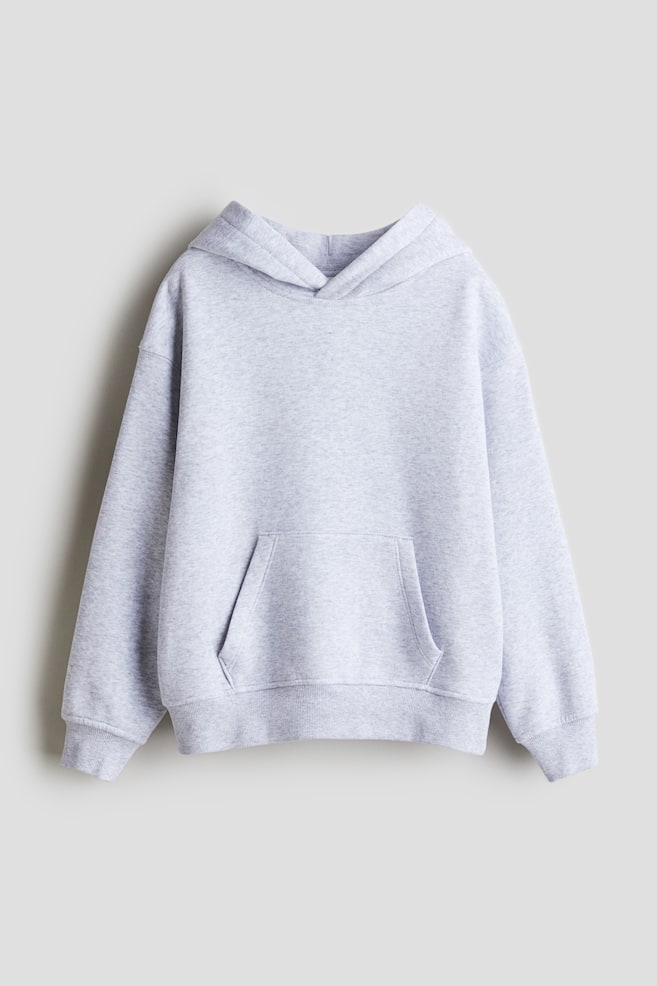 Hoodie - Hellgraumeliert/Schwarz/Hellgraumeliert/Schwarz/Rosa - 1