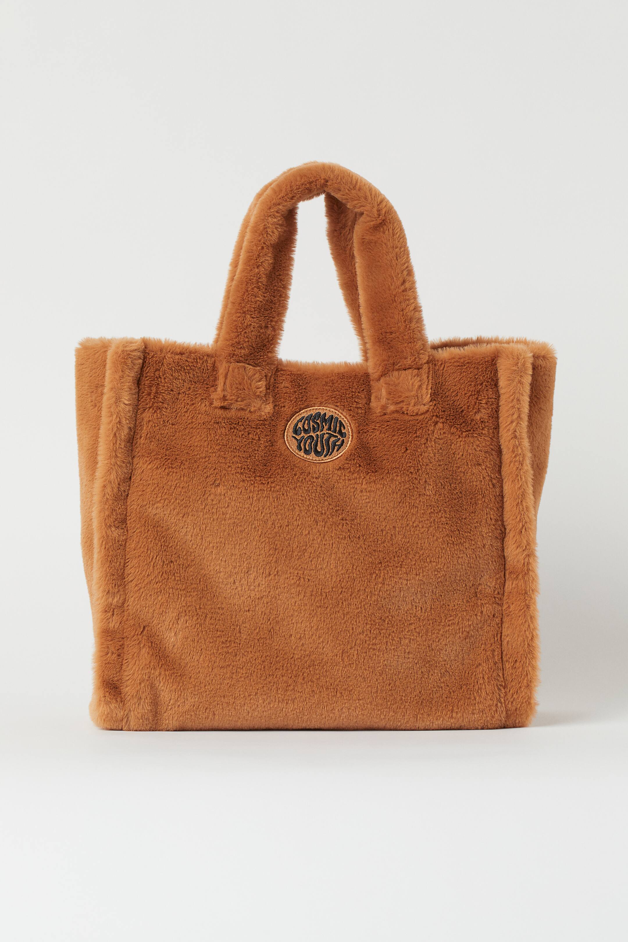 View larger image: Lined shopper - Brown/Cosmic youth - Ladies | H&M IN 1