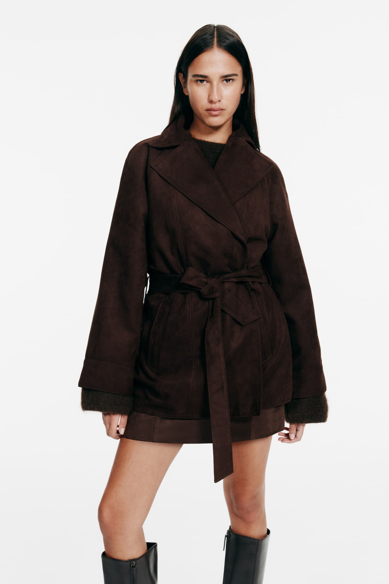 Tie-Belt Coat - image 2