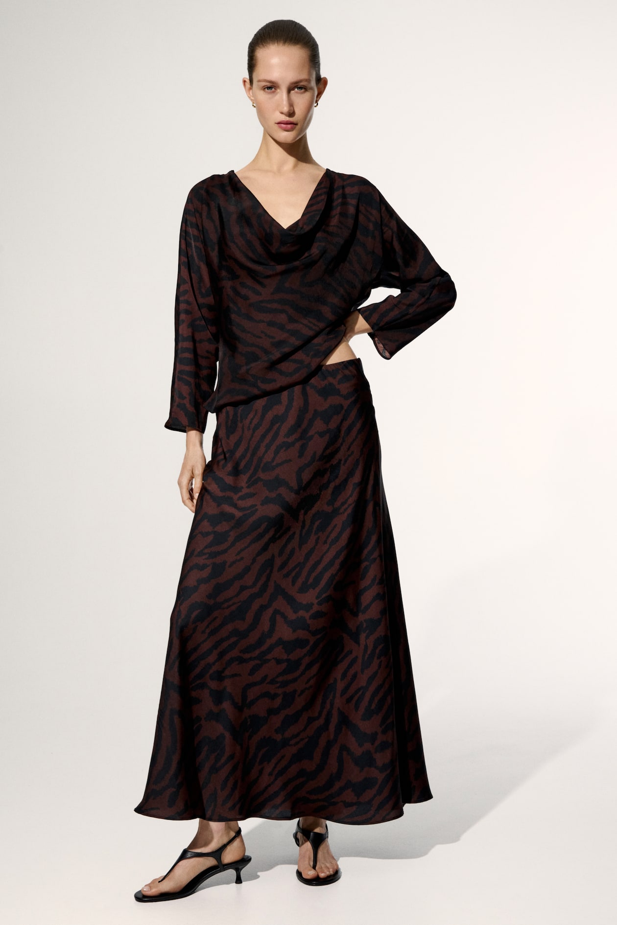 Cowl-Neck Top - image 2