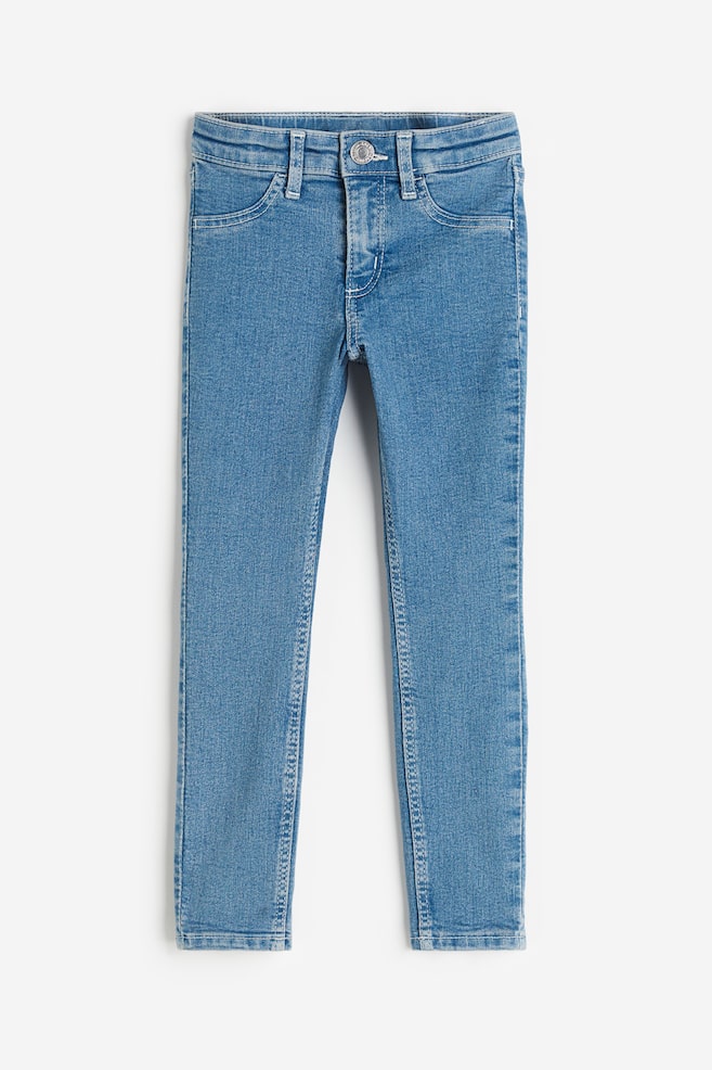 Superstretch Skinny Fit Jeans - Denimblau/Dunkles Denimblau - 1