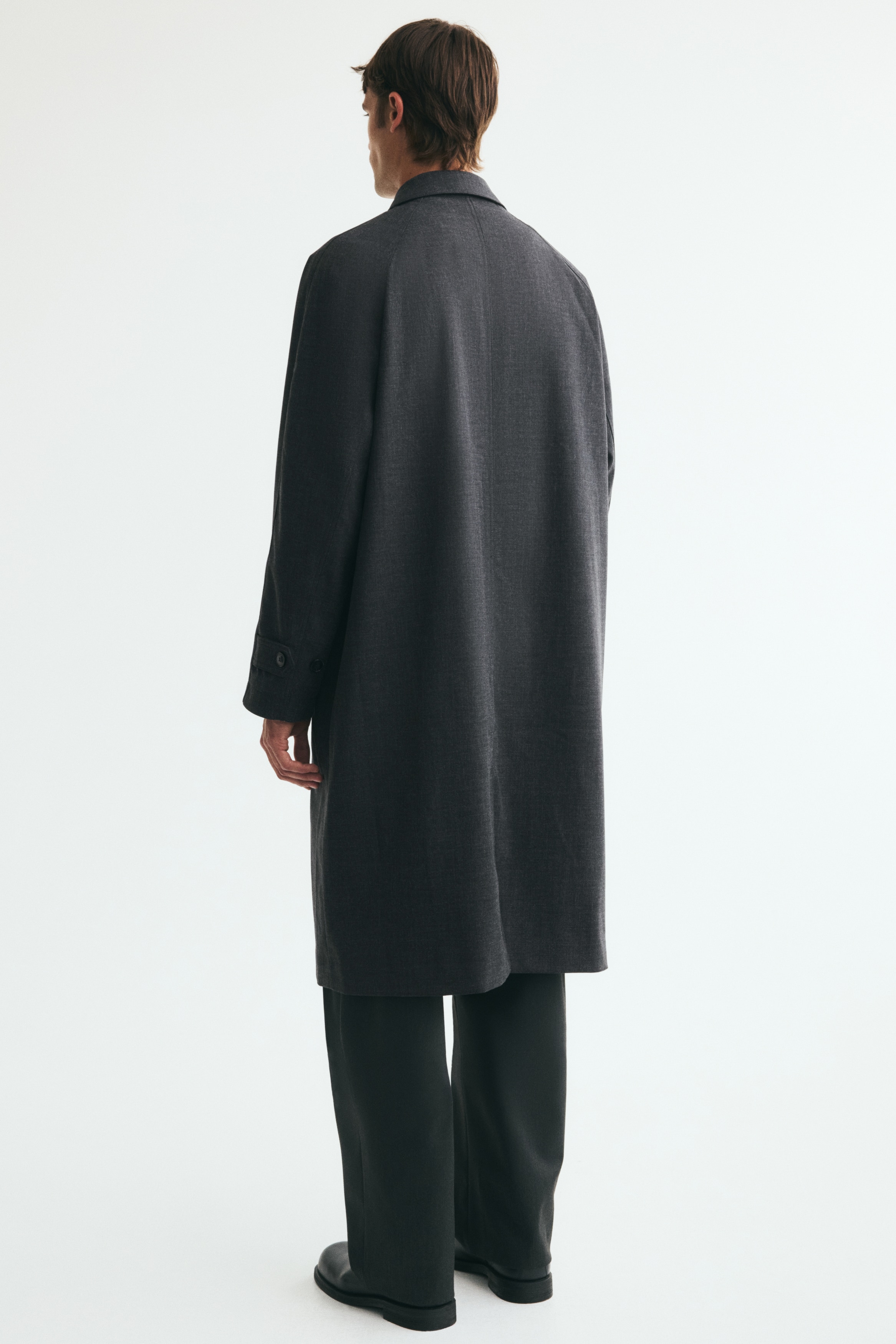 メンズ ロングコート | ウール、フェルト、パーカー | H&M JP