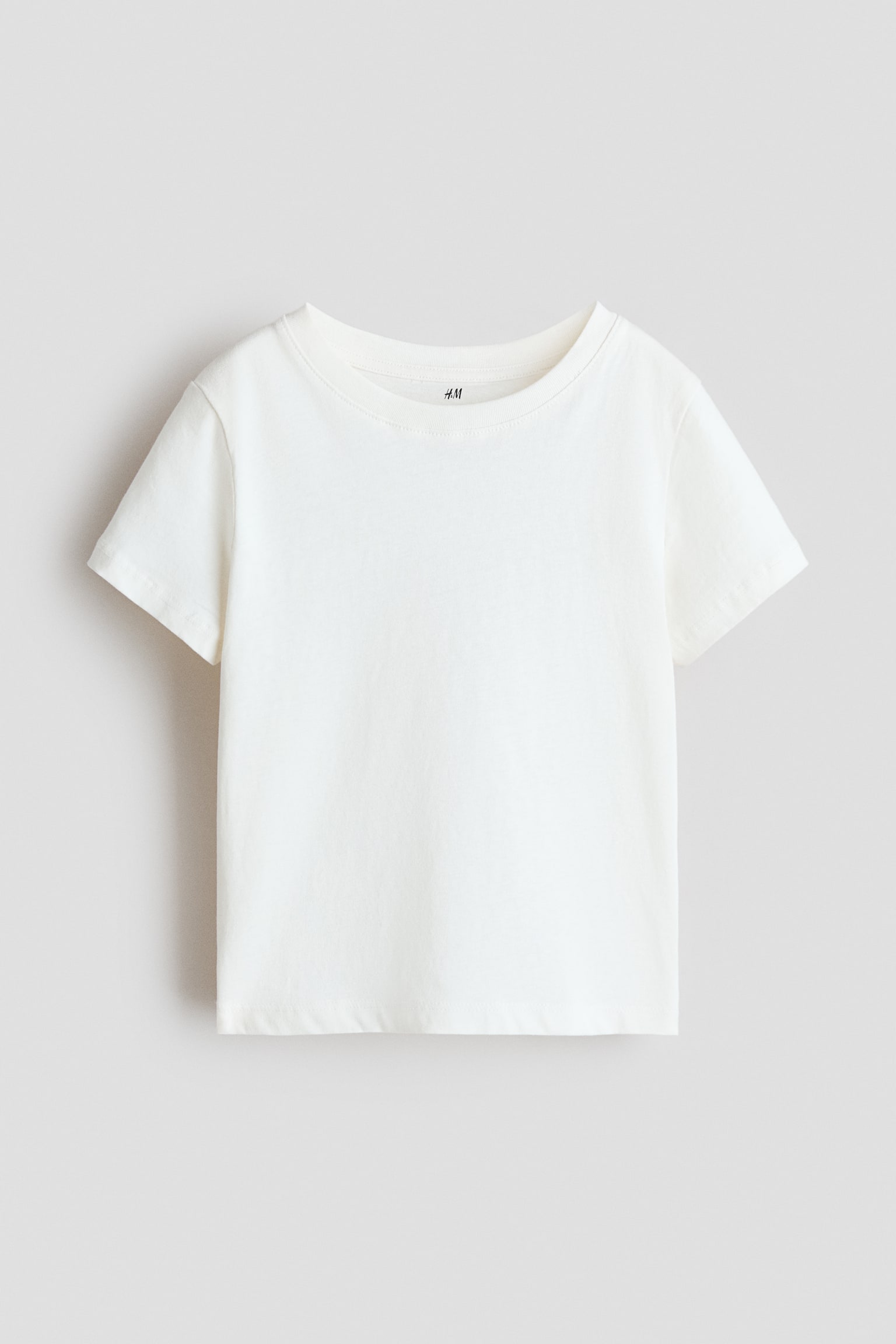 Áo thun cotton - Màu trắng/Màu ngọc lam khói/Màu xanh dương