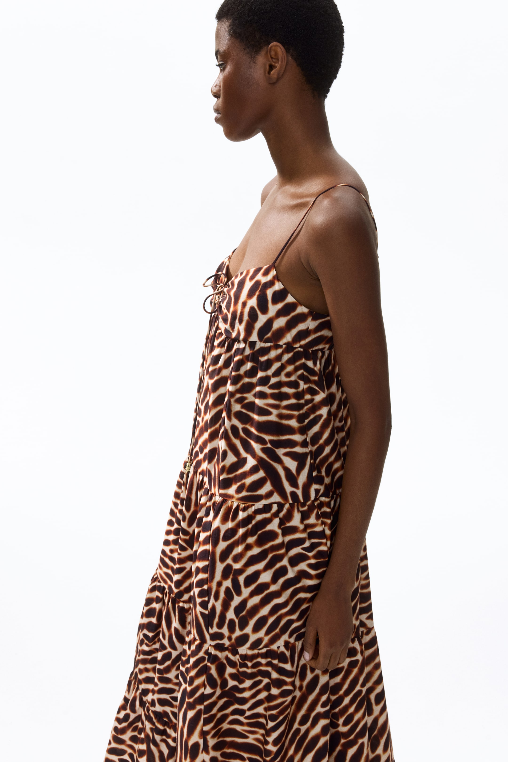Женские платья H&M Tiered Strappy Dress — фото 6