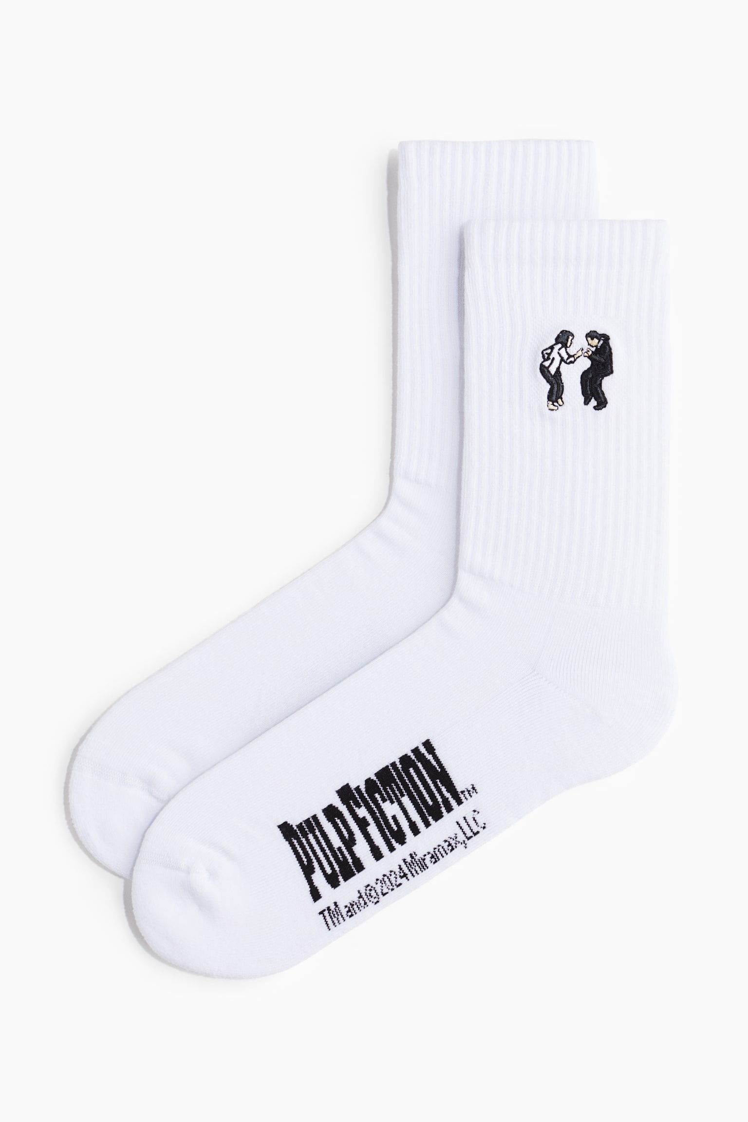 Motif-detail socks - White/Pulp Fiction/Black/The Beatles/White/Keith Haring/White/The Beatles/Black/Keith Haring/Black/Coca-Cola/Black/Coca-Cola/White/Coca-Cola/Black/Pulp Fiction/Blue/NFL/White/NFL/Black/Keith Haring/White/Keith Haring/White/Sprite/Blue/Gudetama/Grey marl/Coca-Cola/White/Pokémon/White/Fanta/White/The Beatles/Yellow/Pokémon/Red/Formula 1/Black/Pokémon/Beige/Coca-Cola - 1