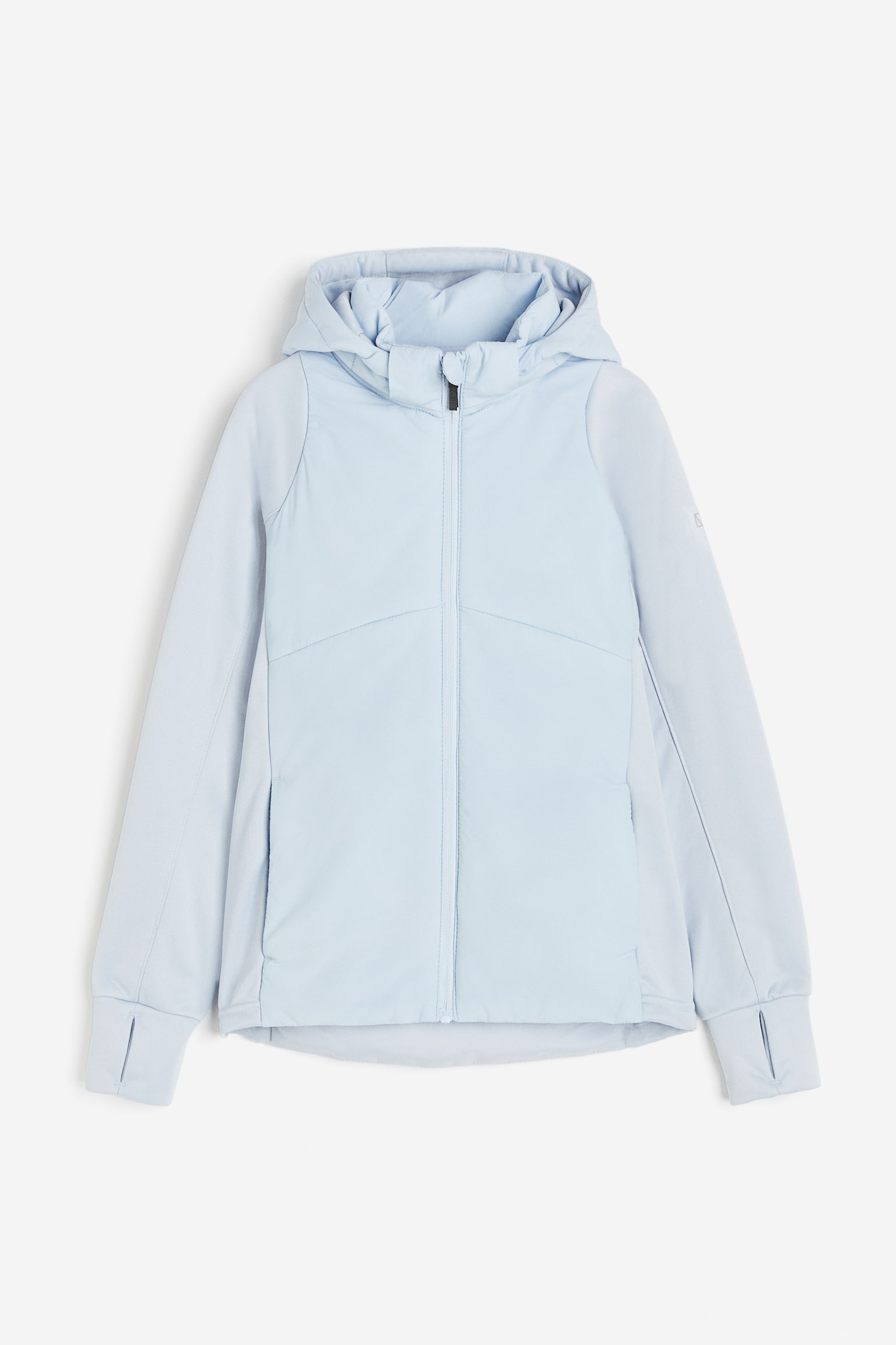 Padded Hybrid Jacket - Light blue/Black - 1