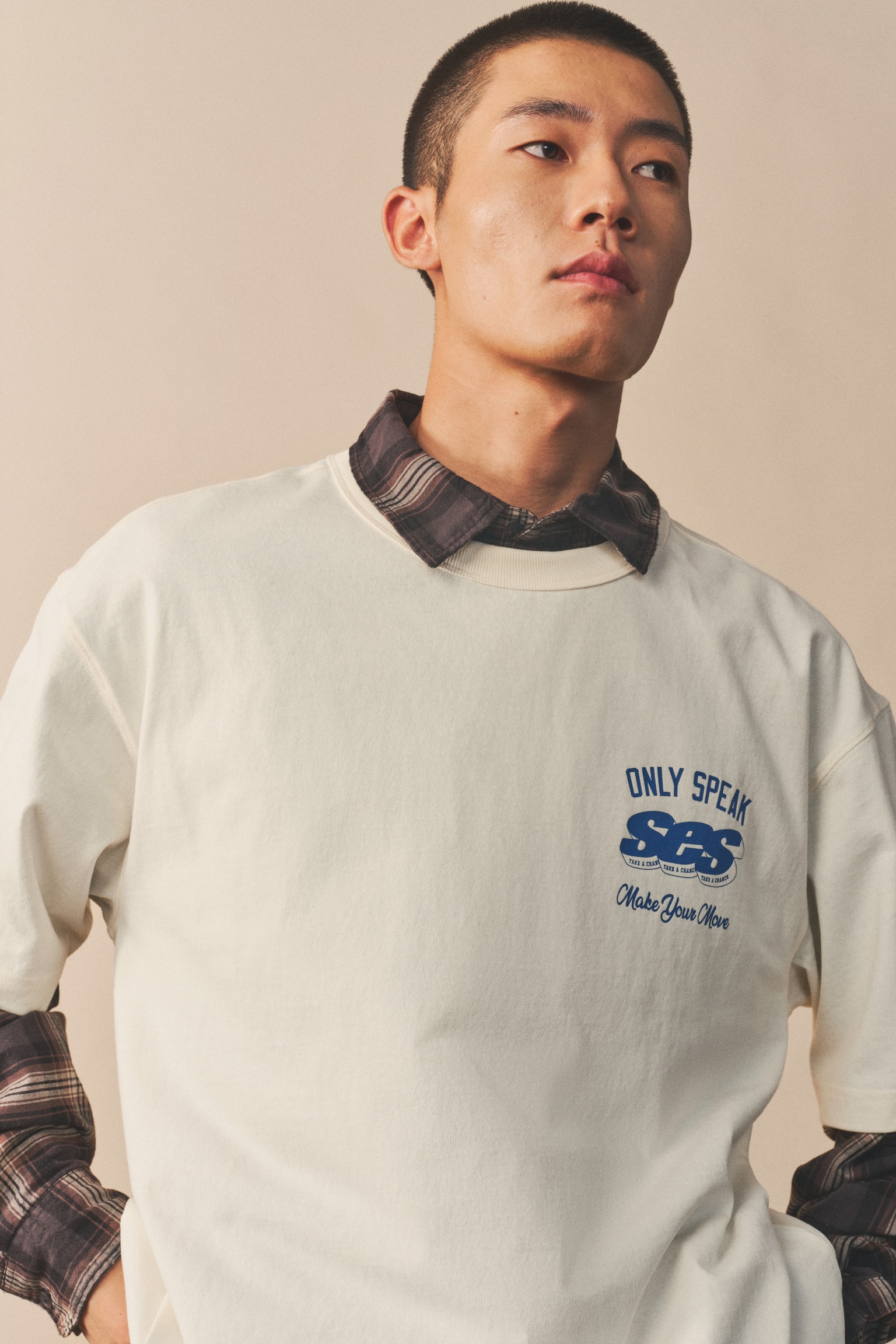 寬鬆剪裁T恤 - 白色/Make Your Move/橘色/Make Your Move/黑色/Consider - 7