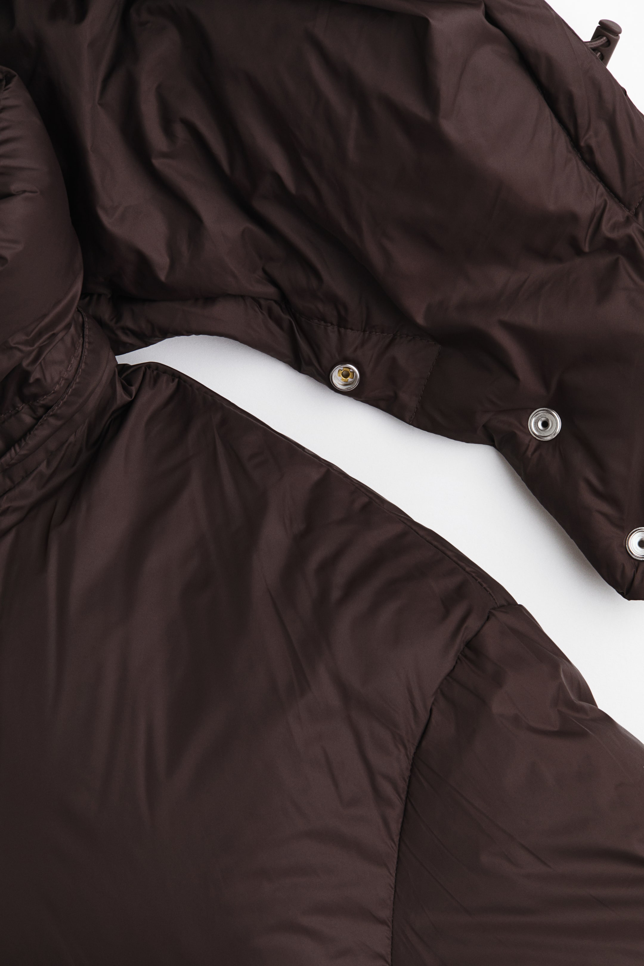 View larger image: Hooded Down Puffer Jacket - Dark brown - Ladies | H&M US 8