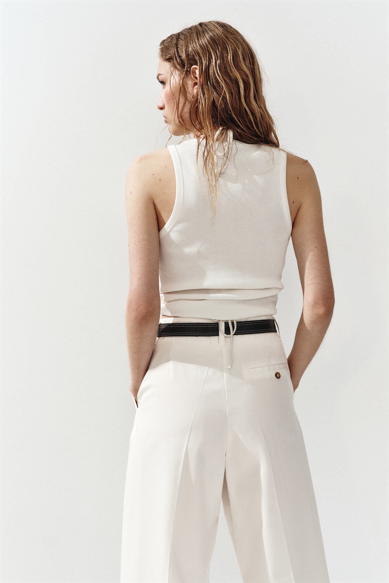 Belted Cotton Chinos - image 4