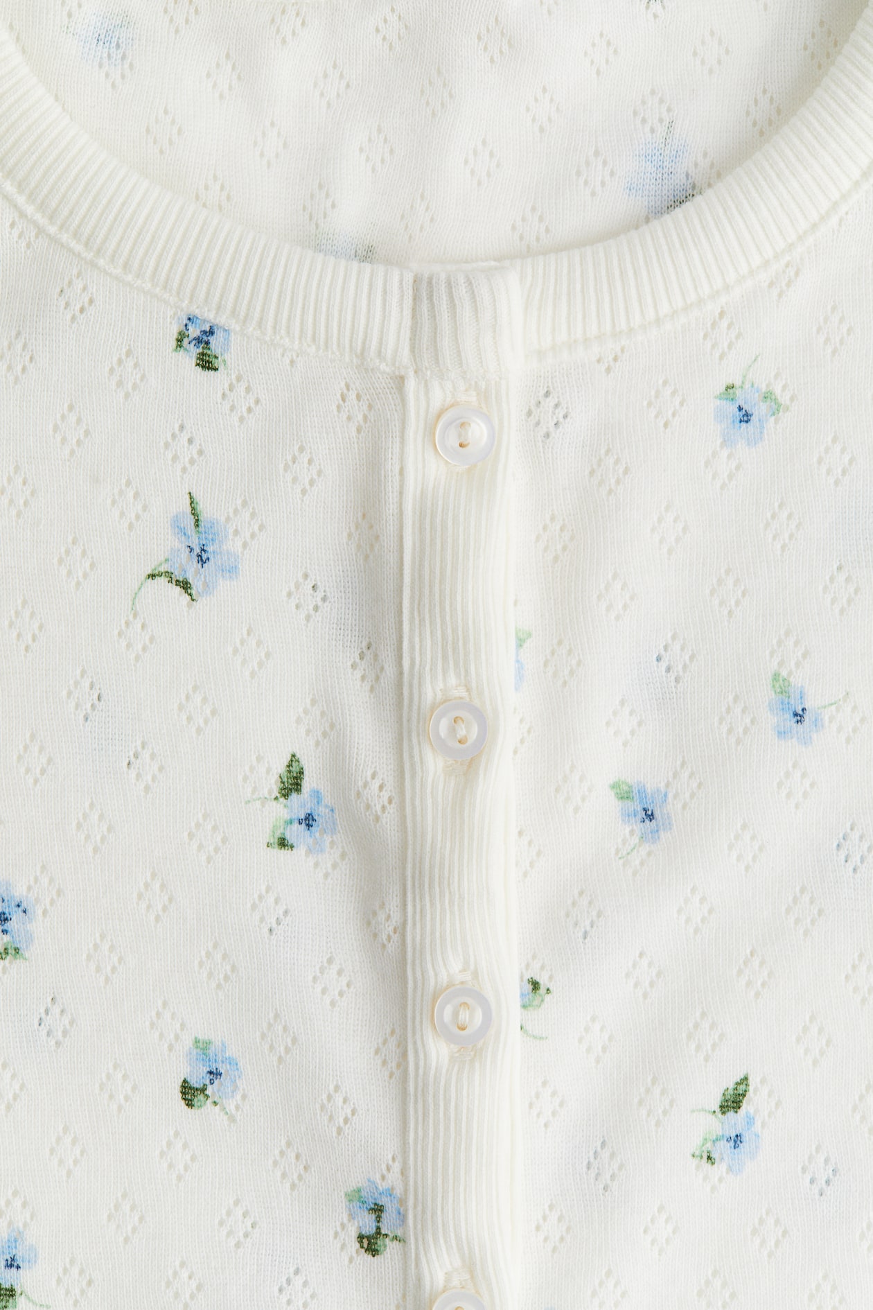 Pointelle Jersey Top - image 2