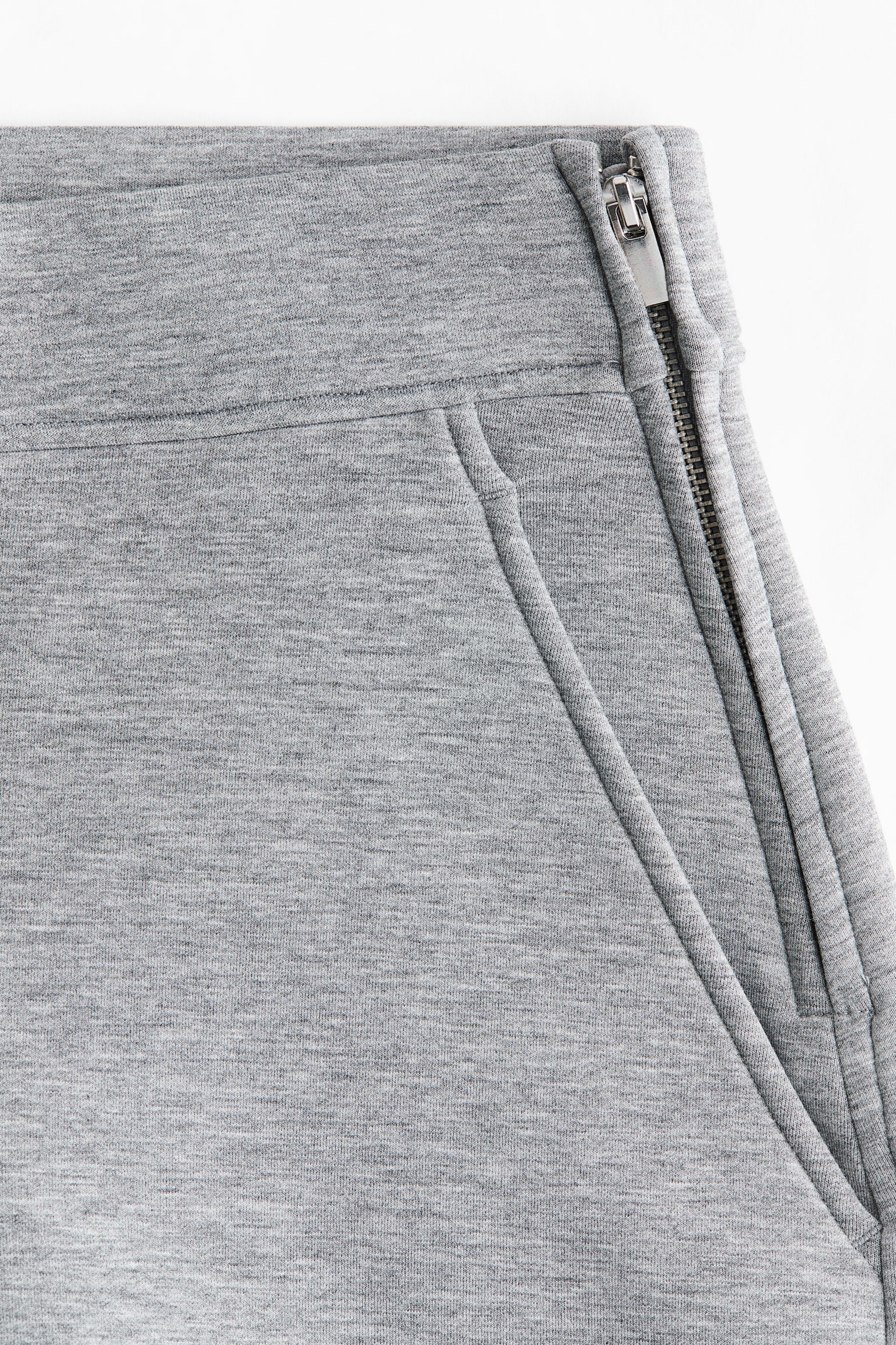 スキューバワイドパンツ - グレーメランジ - 6