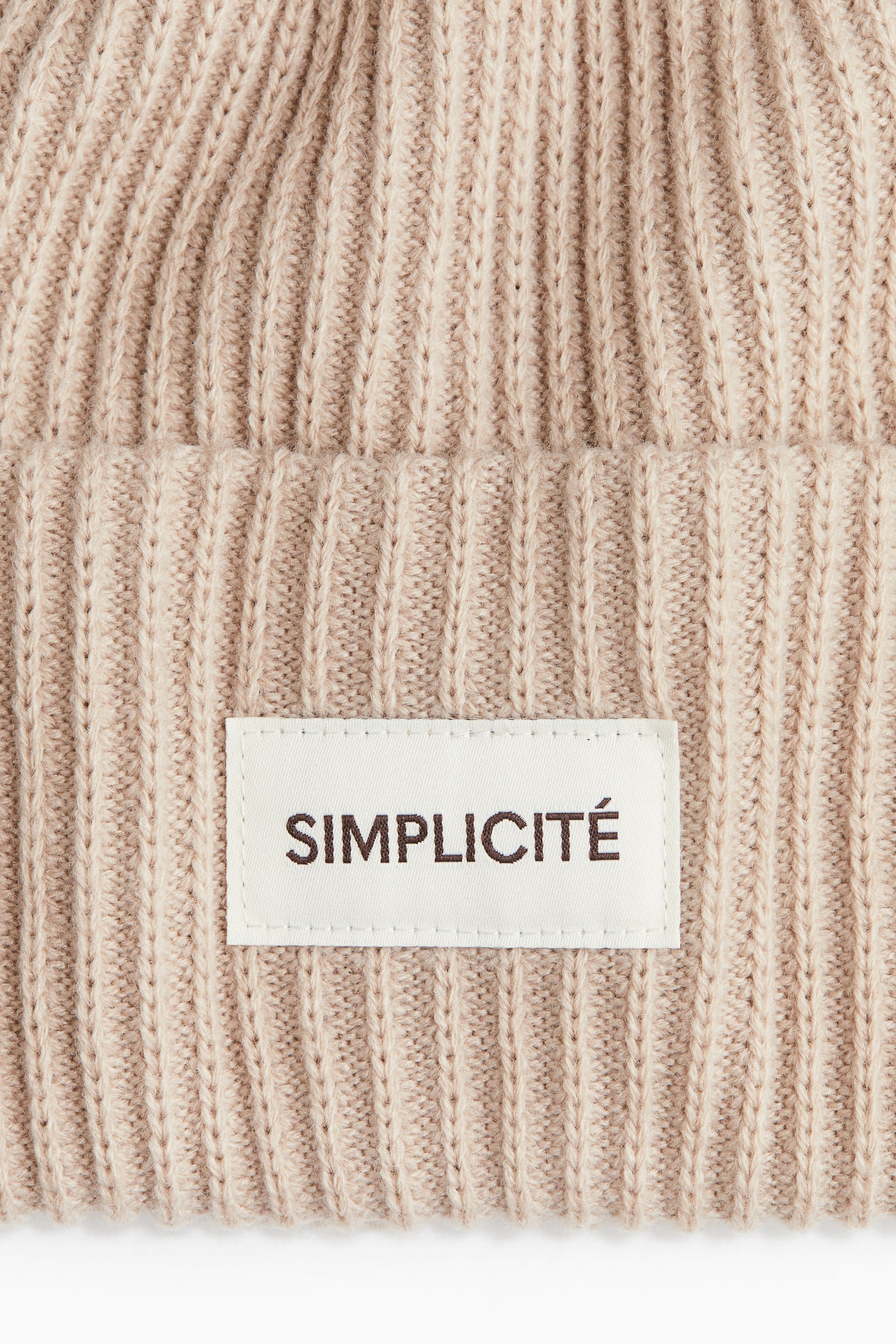 Knitted hat - Light beige/Simplicité/Black/Simplicité/Dark grey marl/Simplicité/Cream/Simplicité - 2