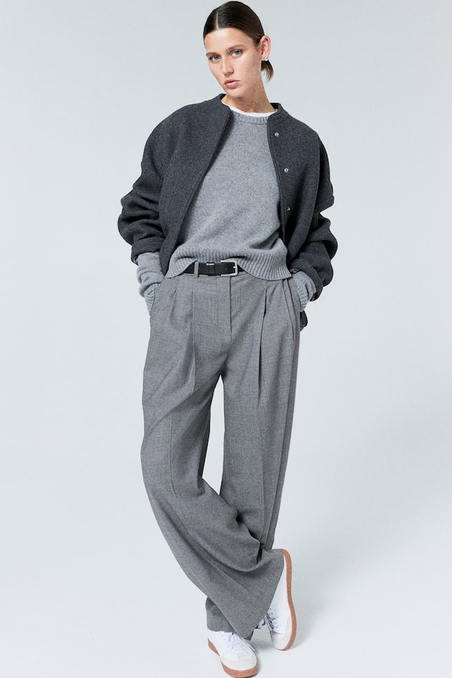 Cashmere jumper - Grey/Black/Beige - 3