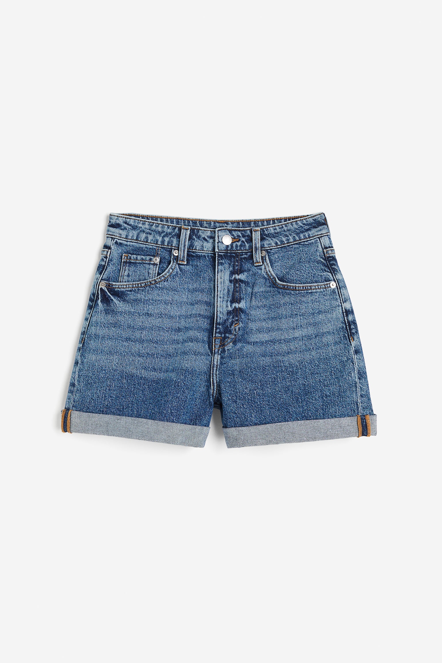 Mom Ultra High Denim Shorts - Light denim blue/White/Black/Light denim blue/Light denim blue/Beige/Black - 2