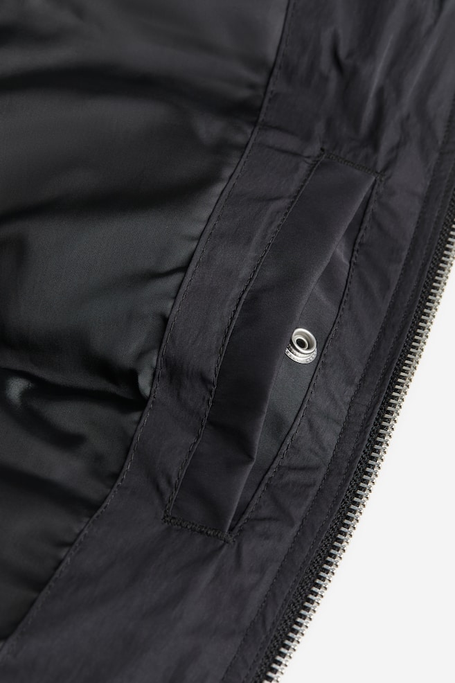 Regular Fit Puffer jacket - Black/Cream - 8