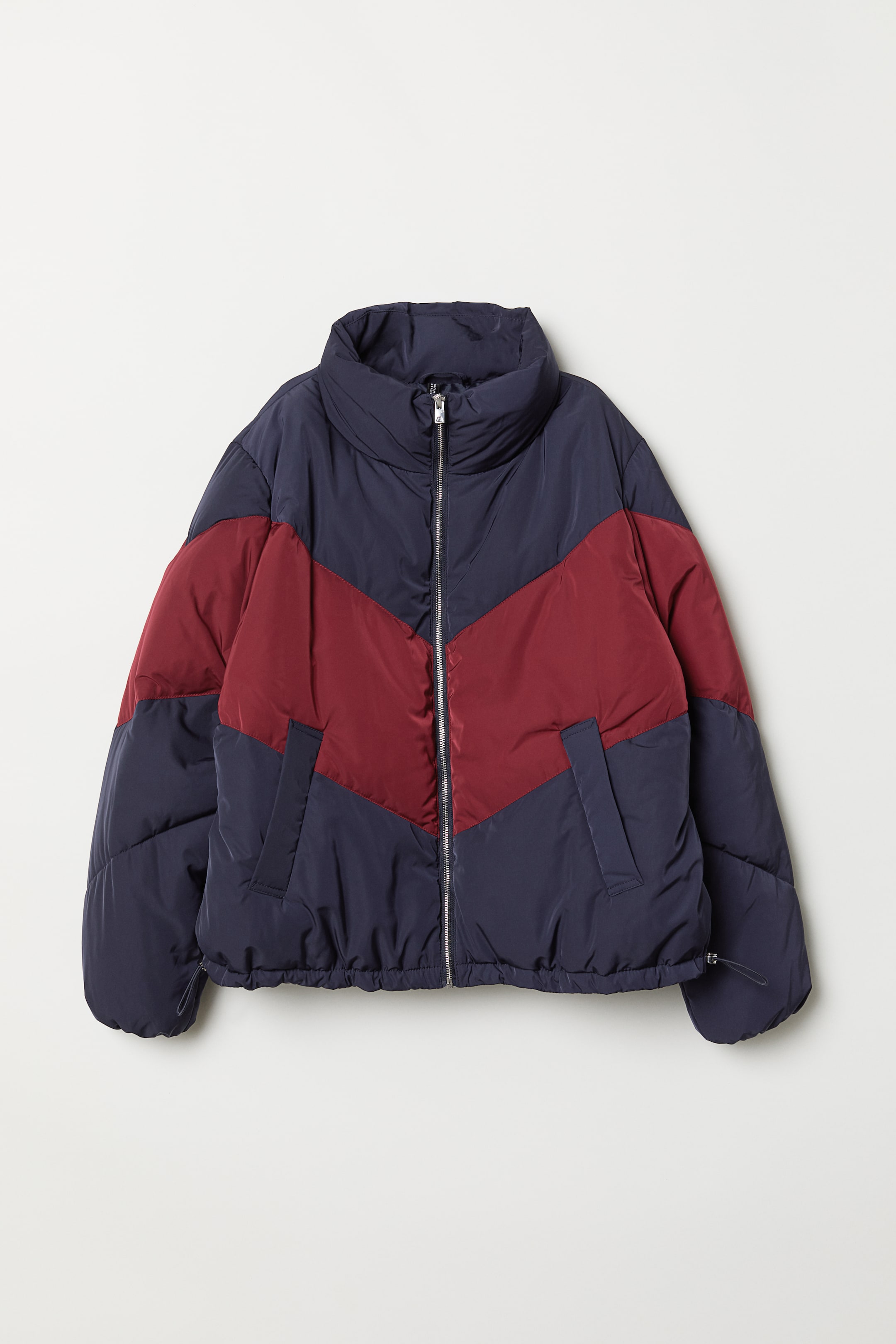 View larger image: H&M+ Padded jacket - Dark blue/Block-coloured - Ladies | H&M 1