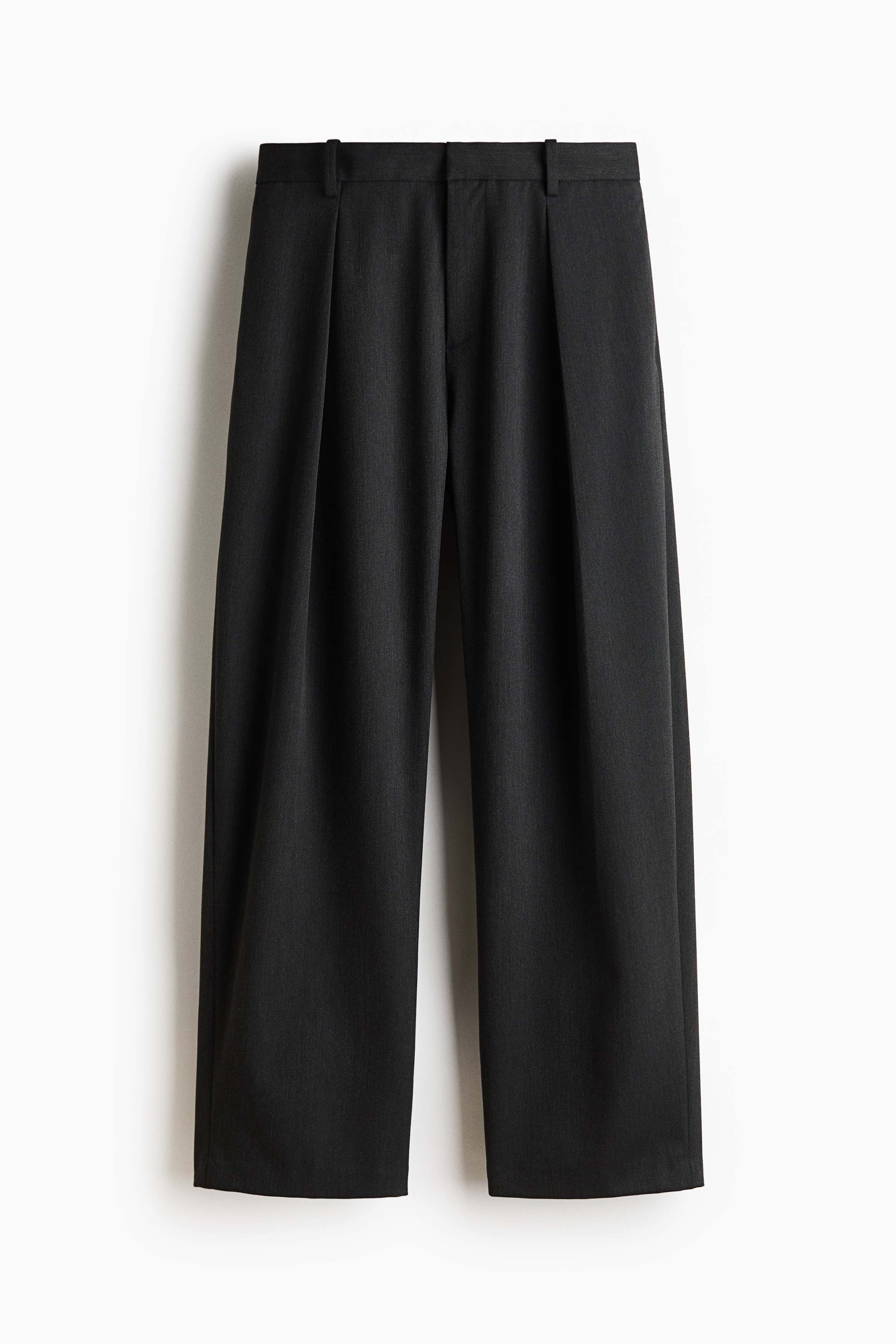 Loose Fit Tailored trousers - Anthracite grey/Black