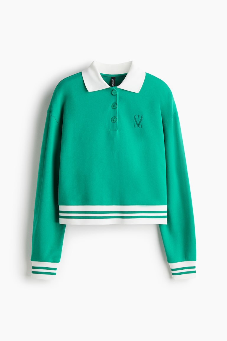 Polo loose - Vert - FEMME | H&M FR